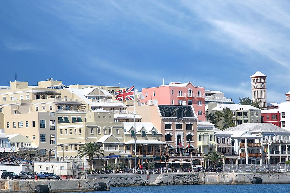 Primarily due to its small size, Bermuda is most densely populated area of North America.