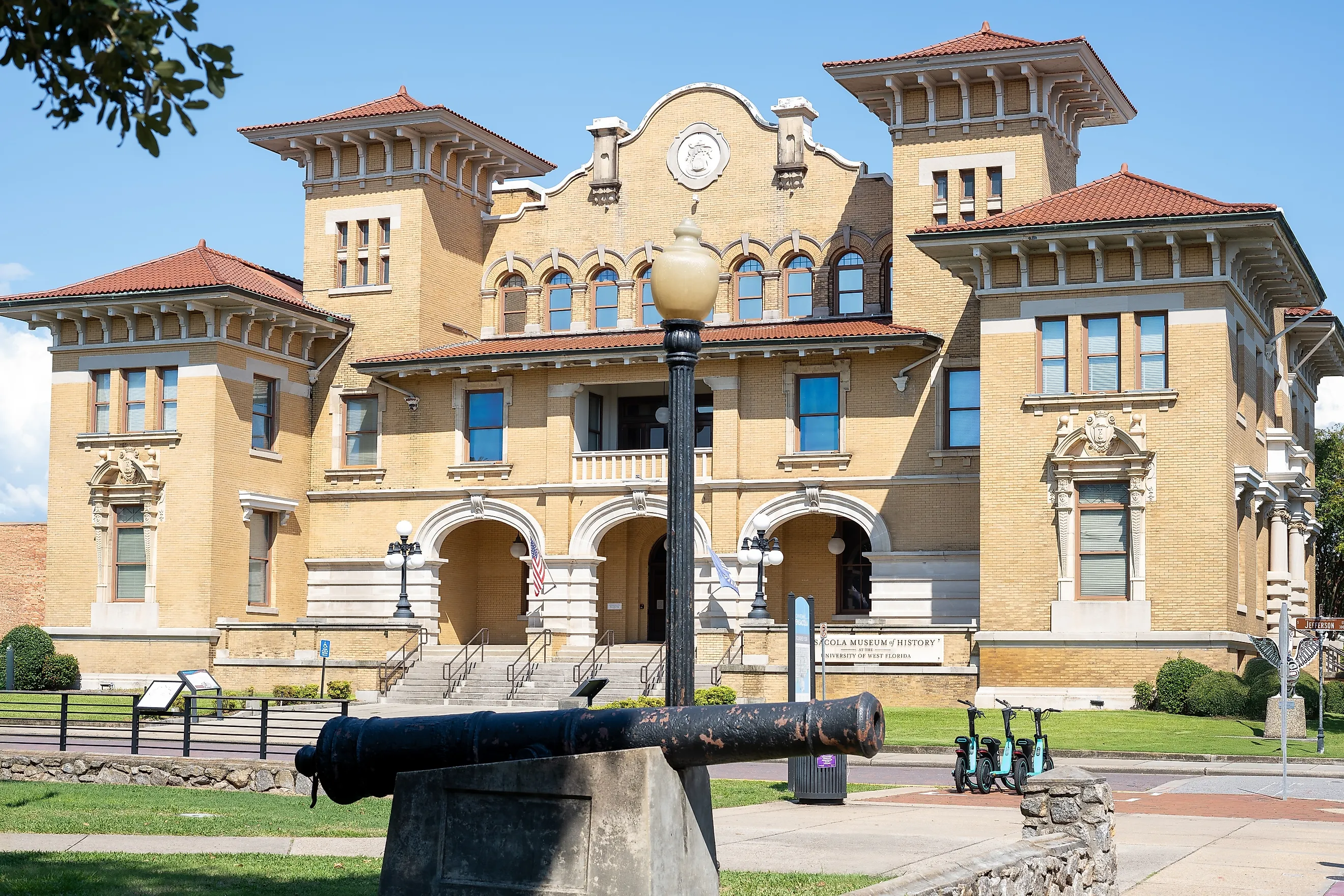 Pensacola Museum of History, former City Hall (1907) in Mediterranean Revival style, Pensacola, Florida historic architecture