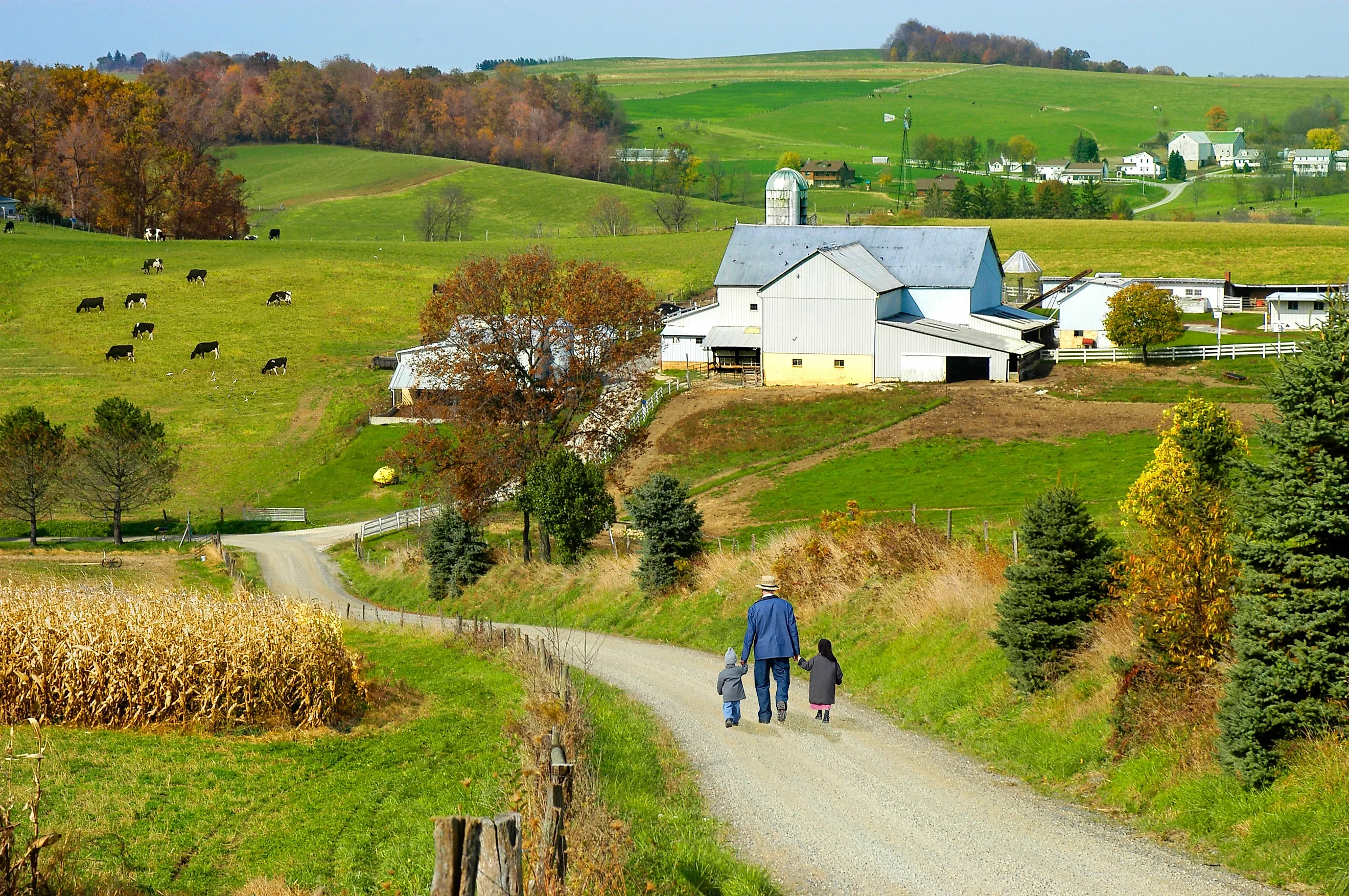 Hand-in-hand in Sugarcreek, Ohio. Image: Dennis MacDonald via Shutterstock.