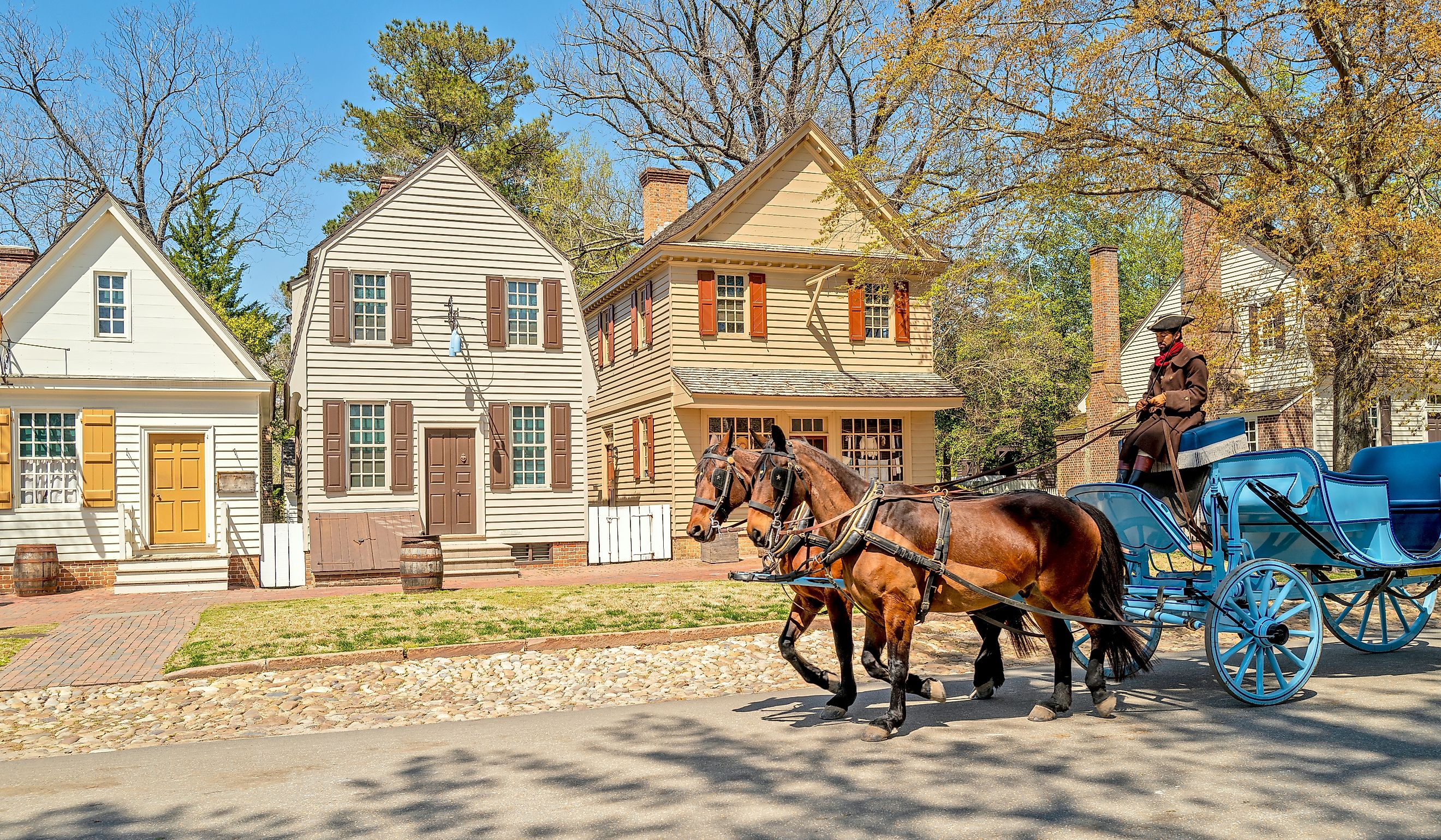 Horse Carriage in Williamsburg, Virginia, USA. Editorial credit: Stuart Monk / Shutterstock.com