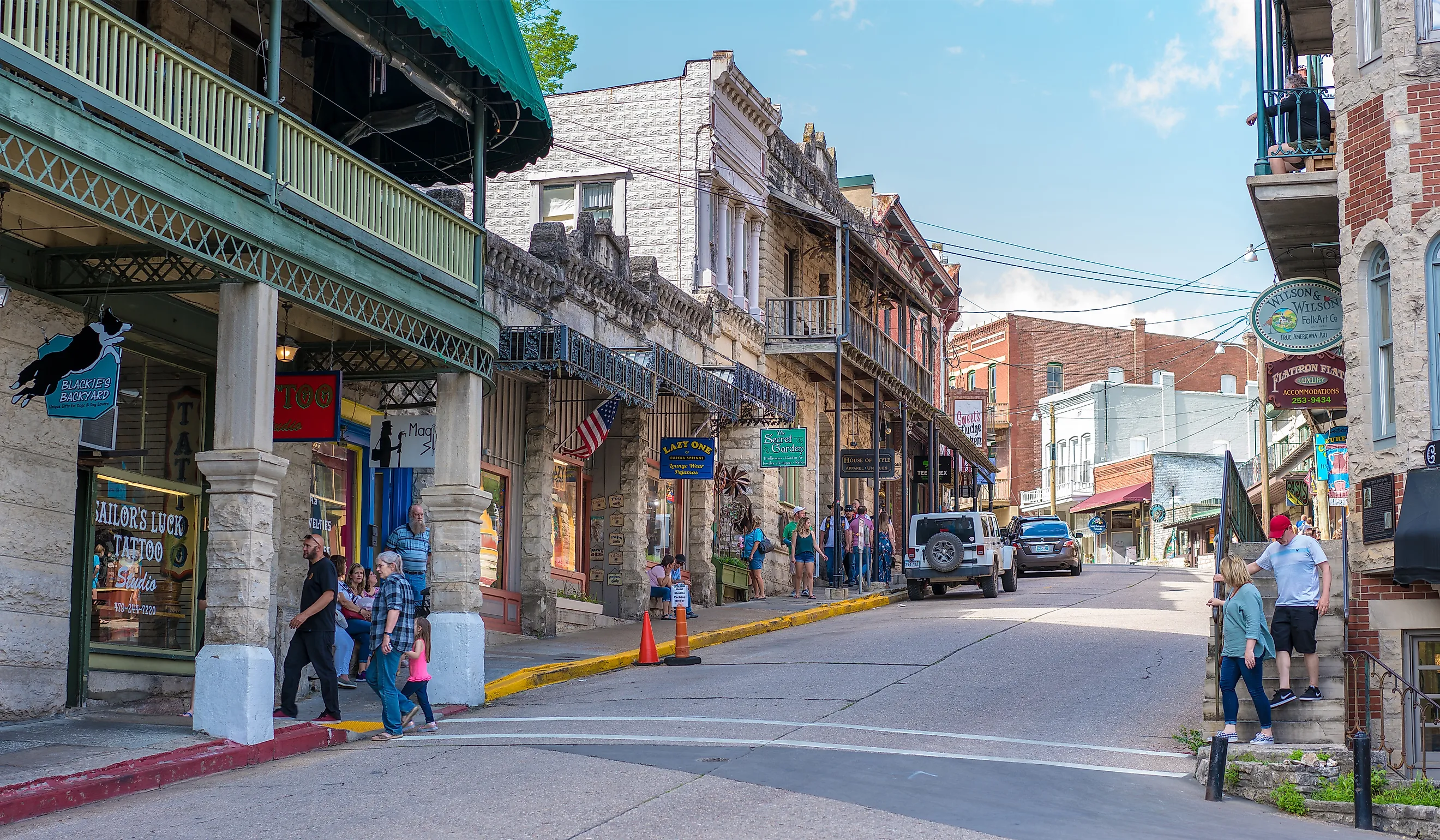 Eureka Springs, Arkansas. Image credit: Shuttersv via Shutterstock