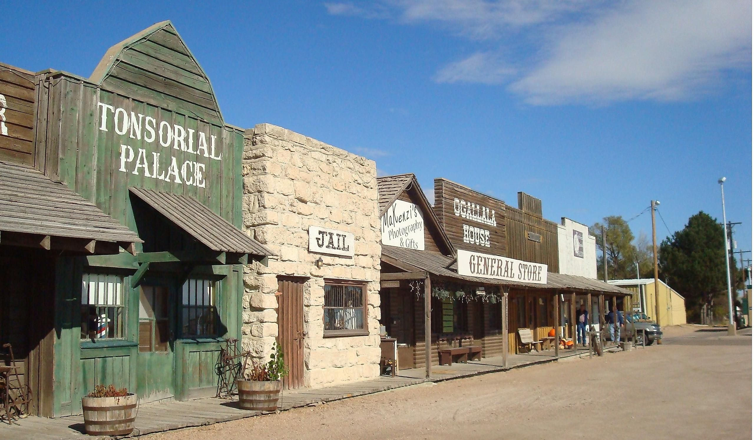 Ogallala, Nebraska, View of Front street. Editorial Credit: YULIYAPHOTO / Shutterstock.com