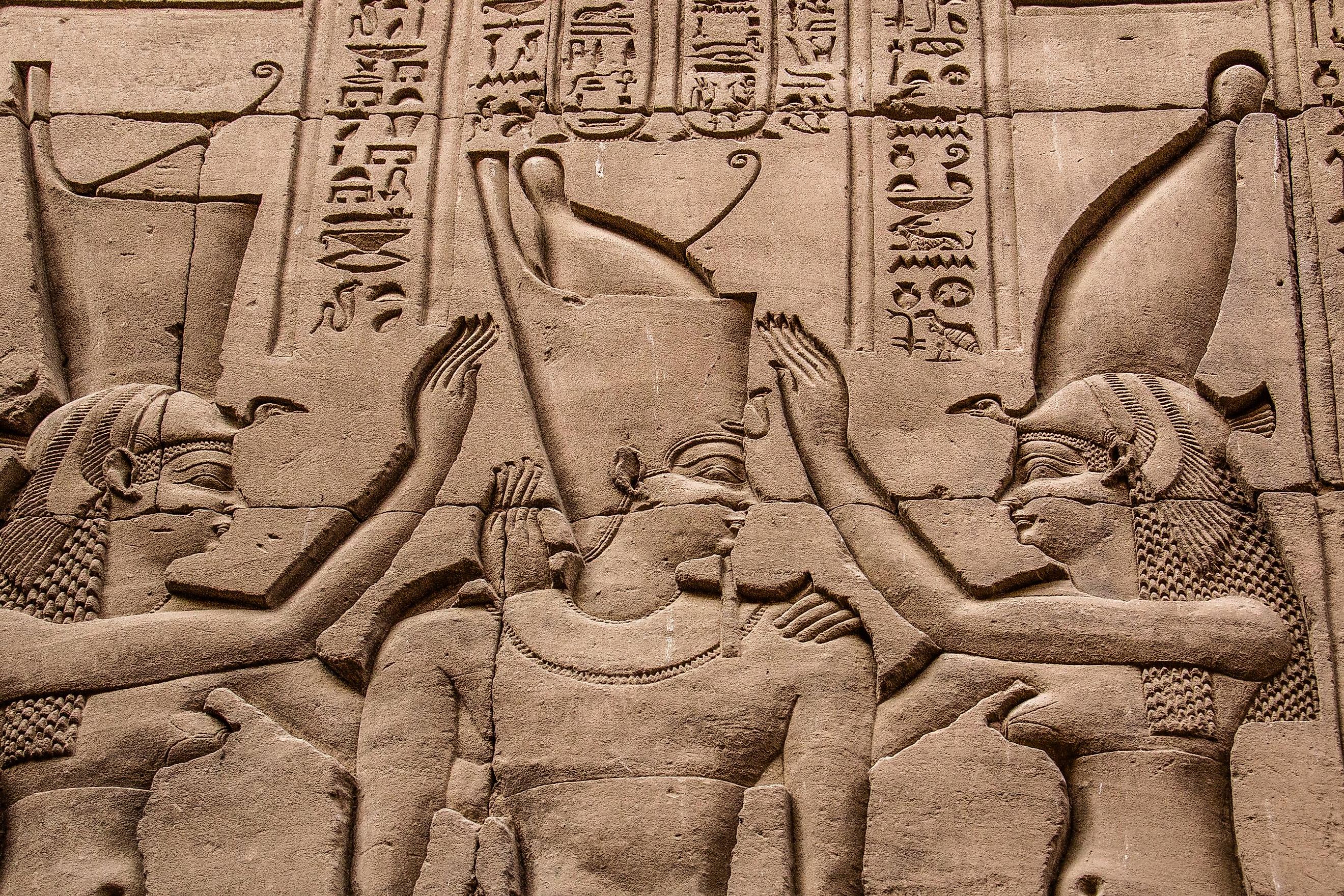 Ptolemy IV crowning.