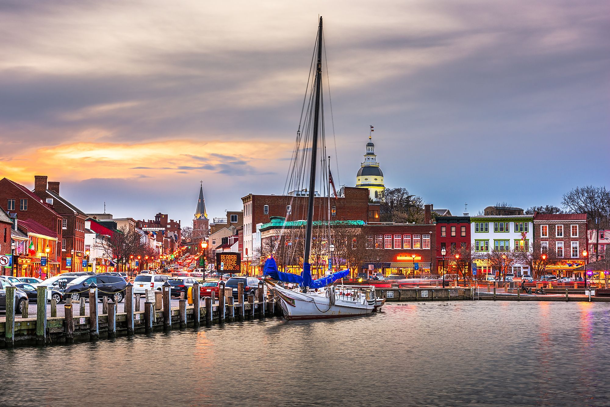 Annapolis Maryland WorldAtlas