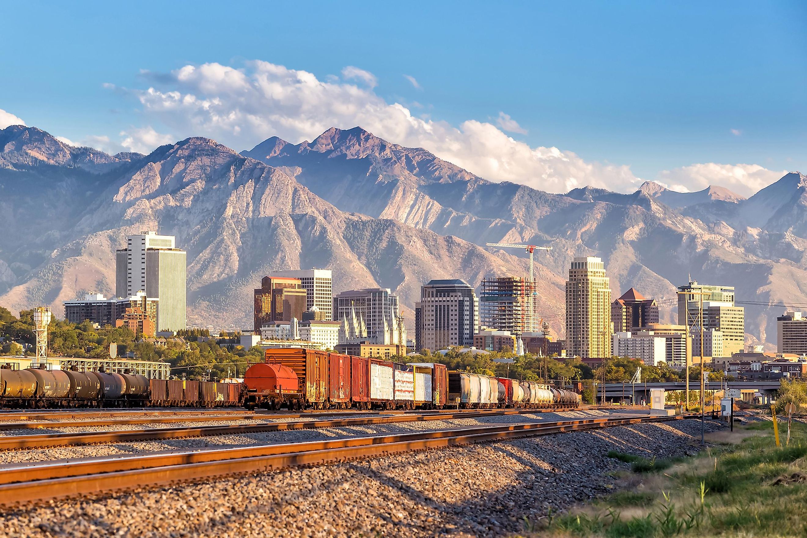 The gorgeous Utah city of Salt Lake City.