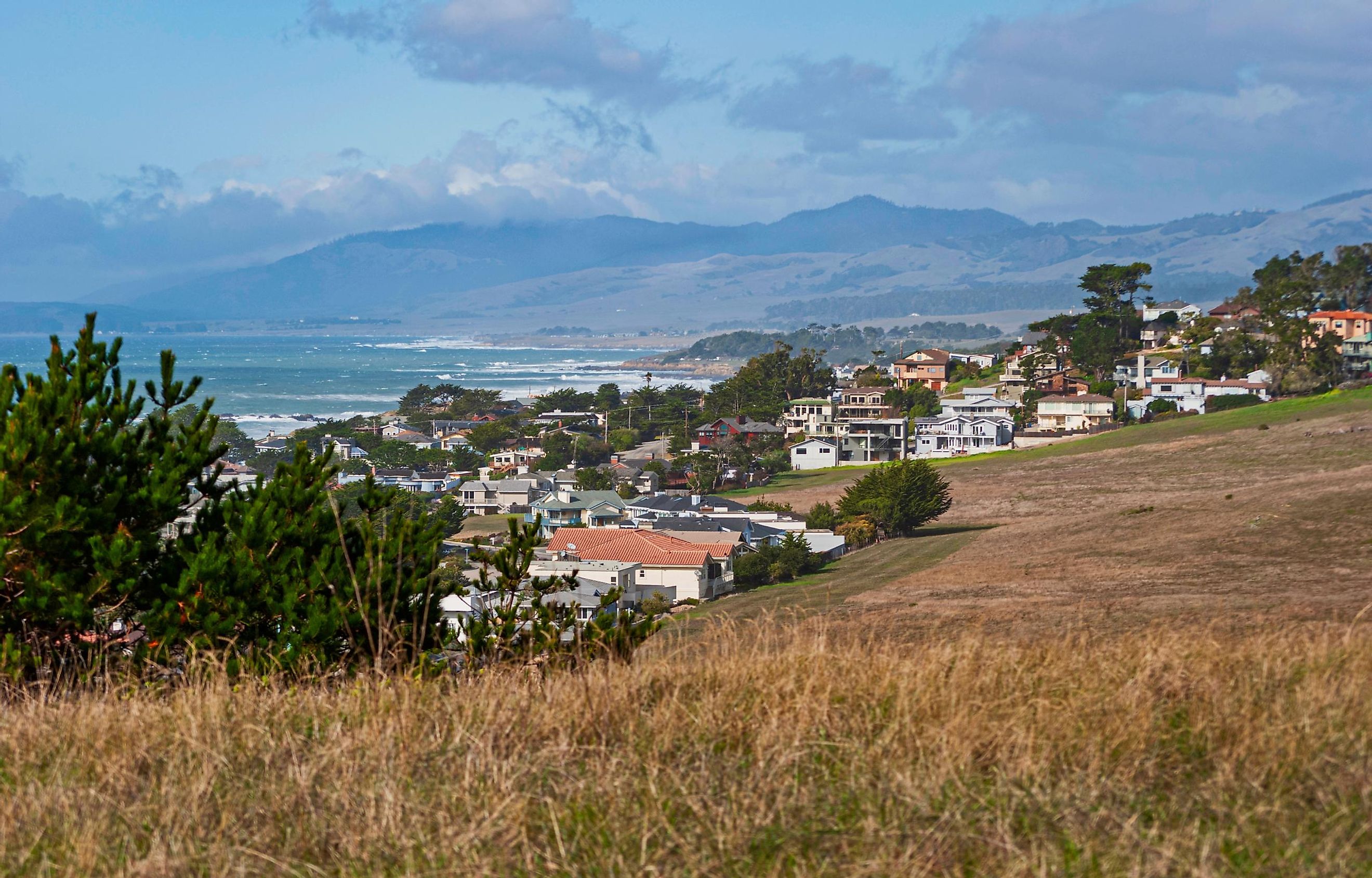 The charming coastal town of Cambria in California.