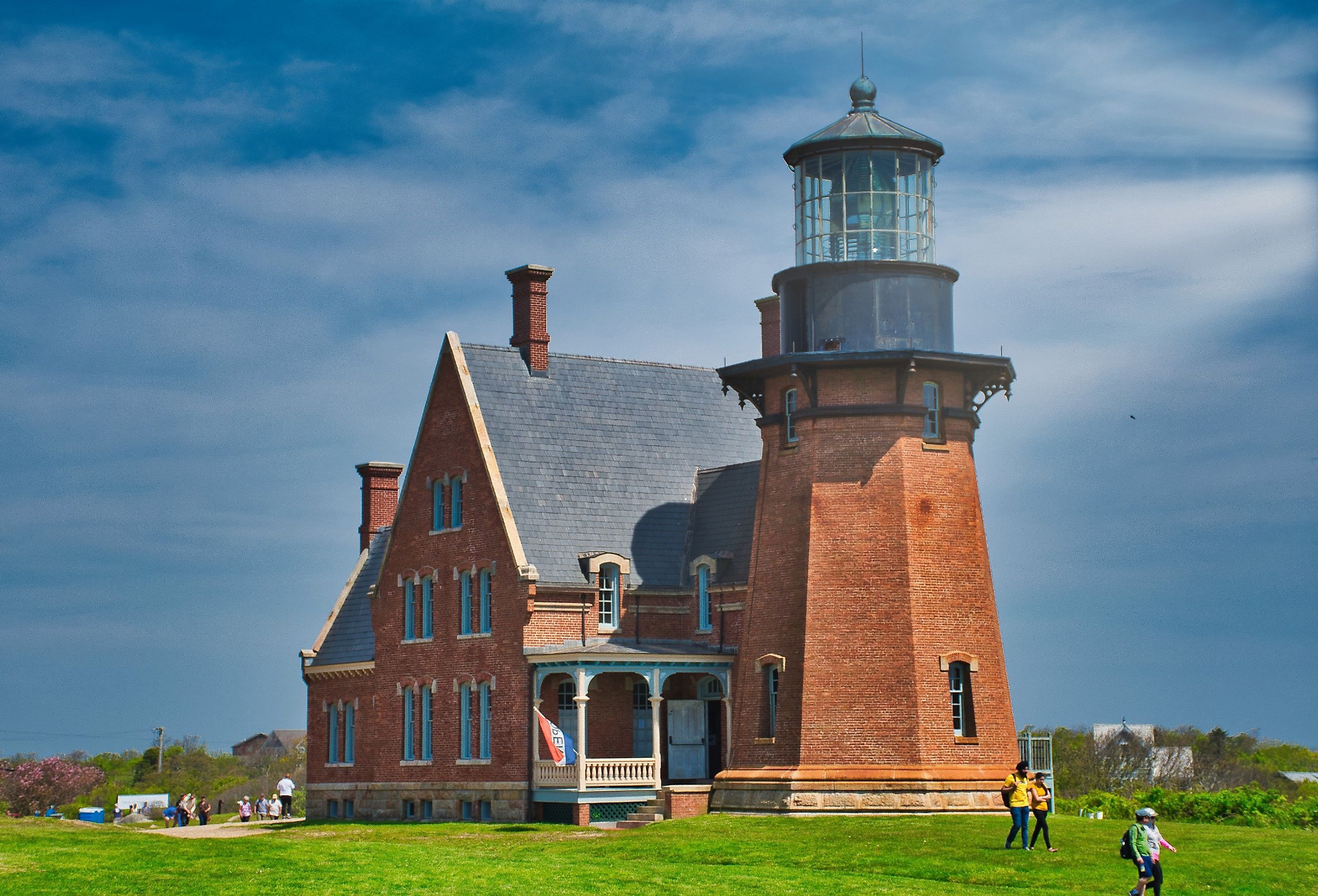 New Shoreham, Block Island's South East Lighthouse, Rhode Island.