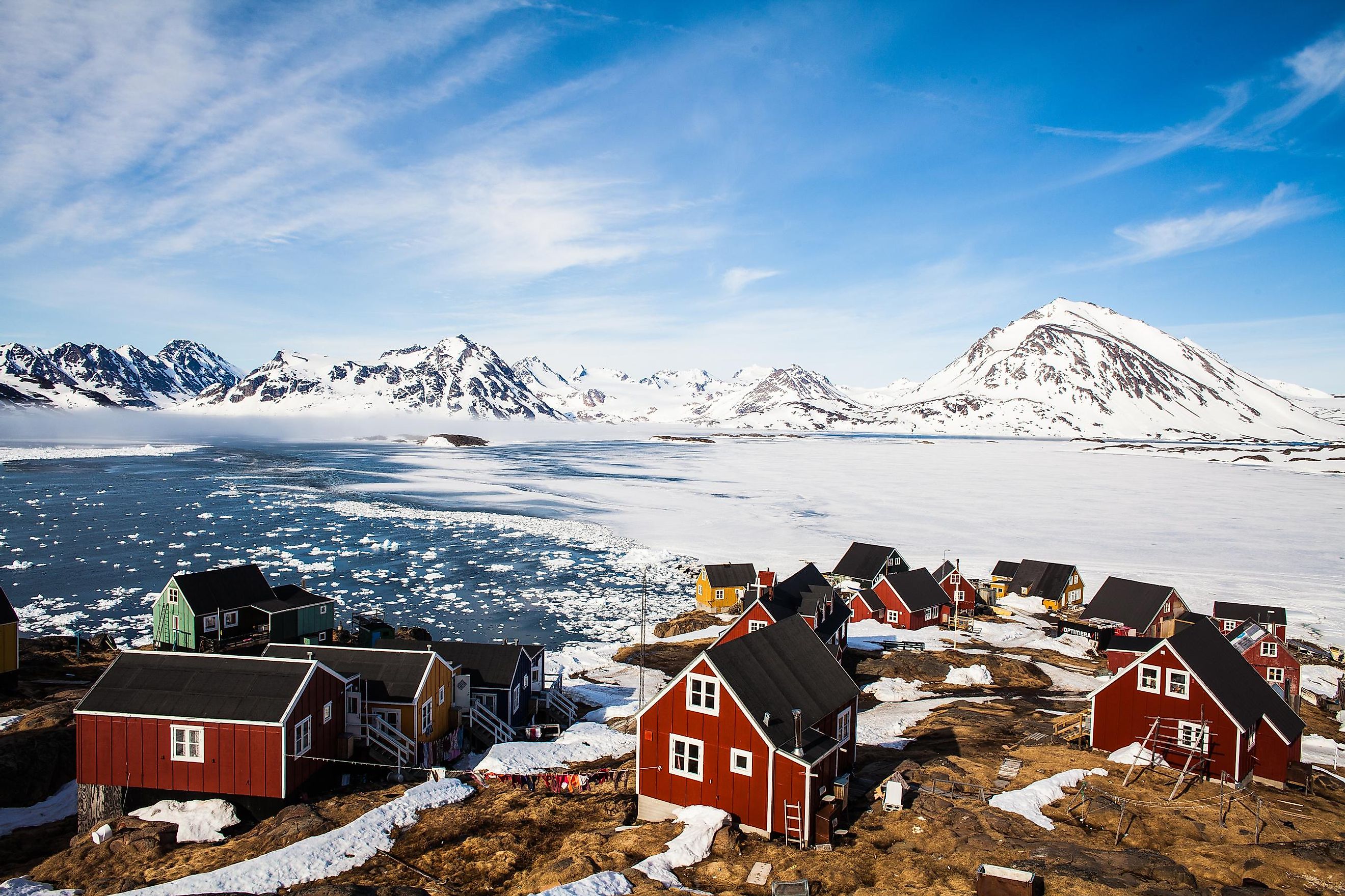 Kulusuk village, east Greenland. Credit: Jonas Tufvesson / Shutterstock.com