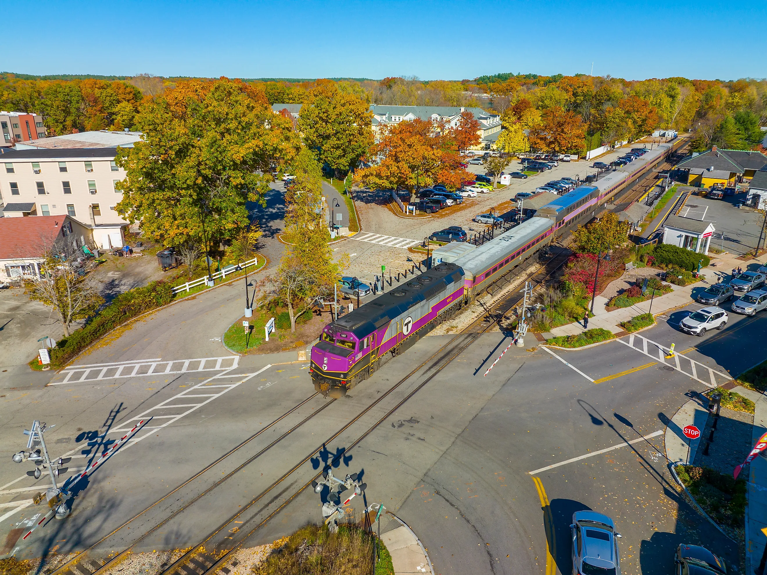 West Concord depot in town of Concord, Massachusetts.