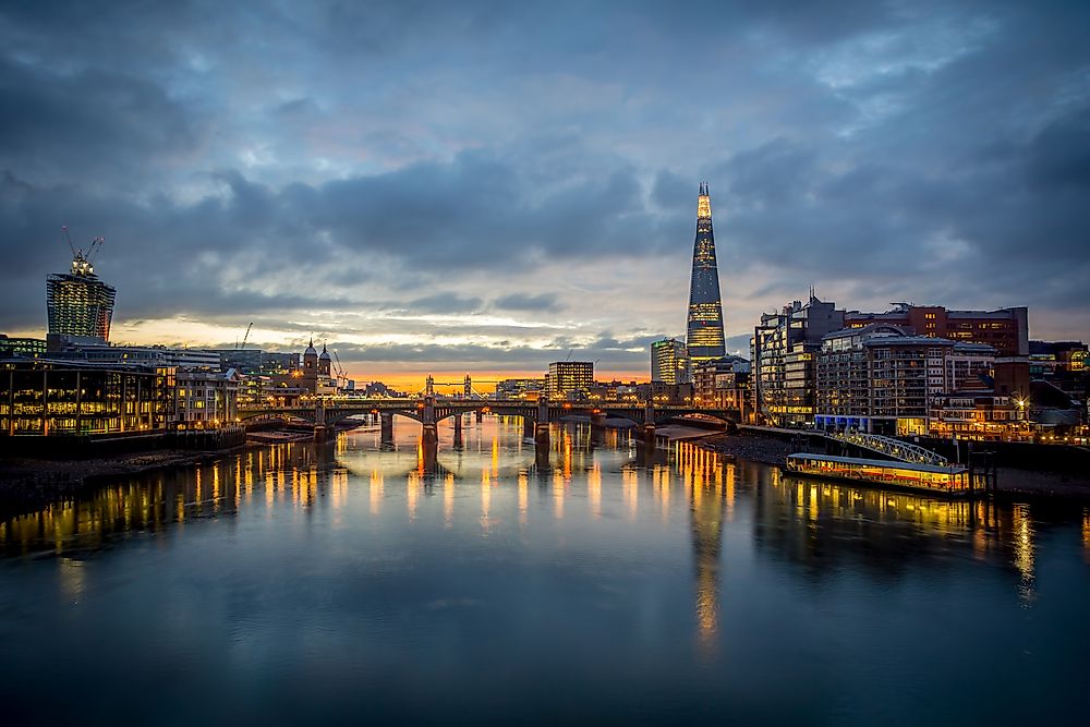 A view of London's skyline.