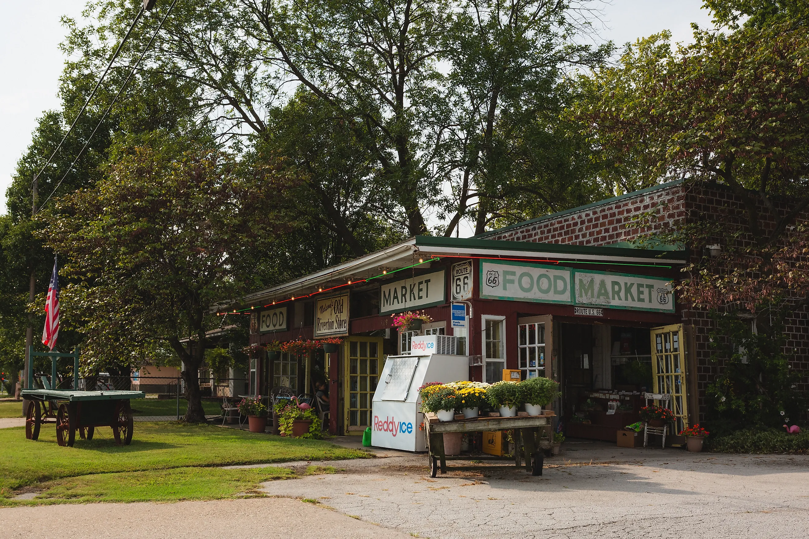 Nelson's Old Riverton Store, Riverton, Kansas. Image credit Logan Bush via Shutterstock