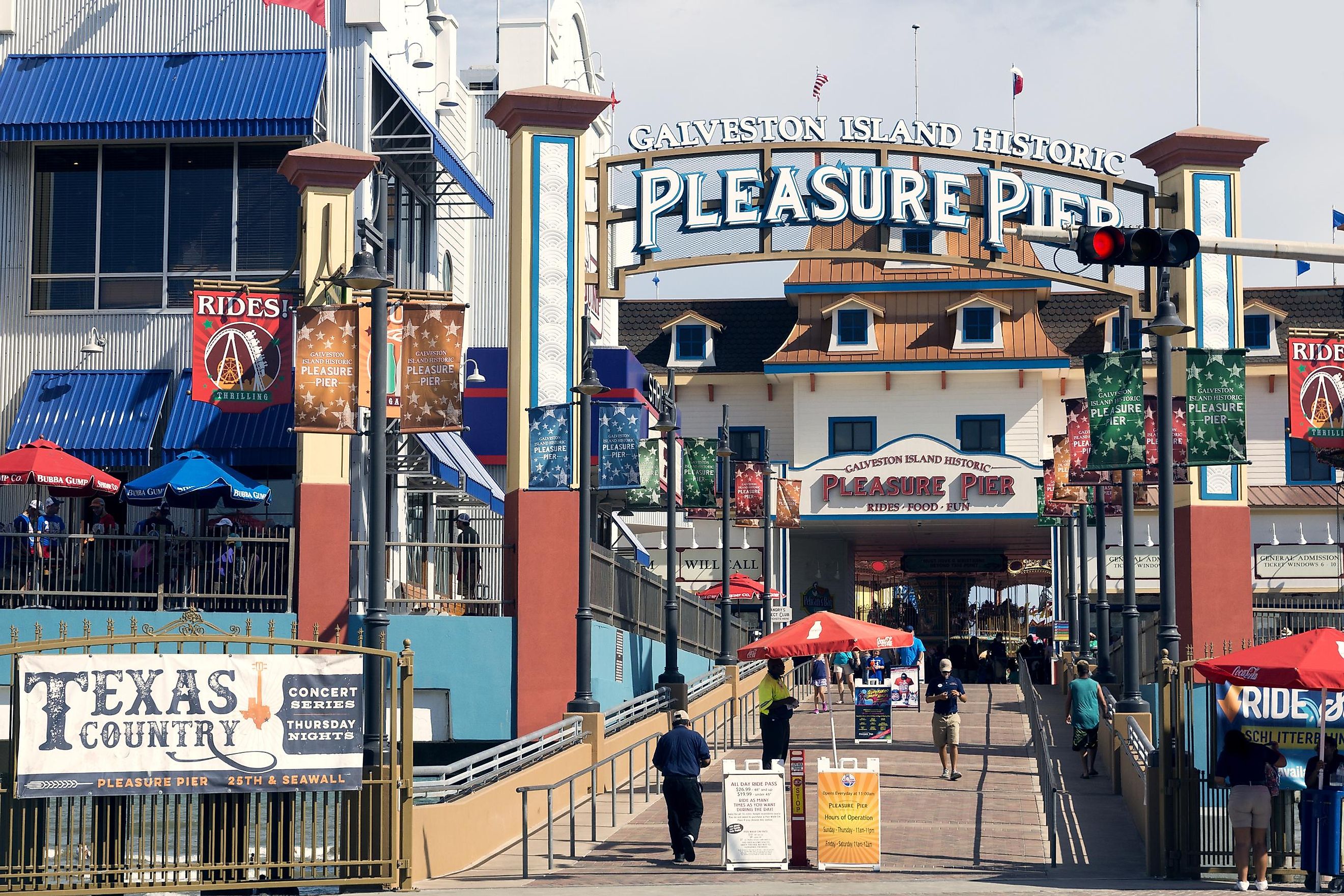 Galveston Island Historic Pleasure Pier in Texas