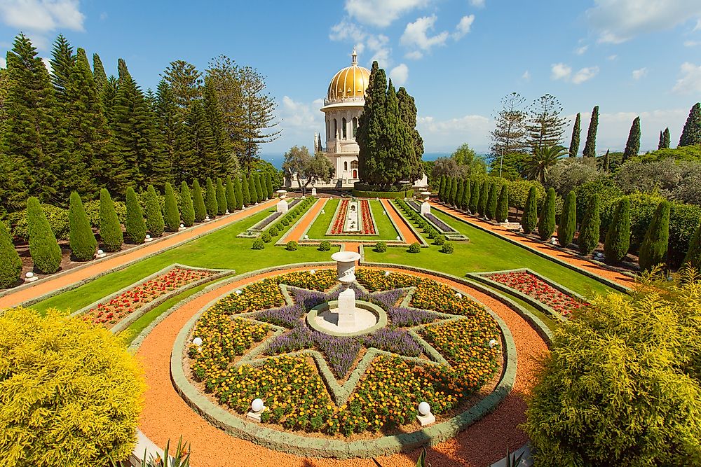 The Bahá'í Temple of Haifa, Israel.