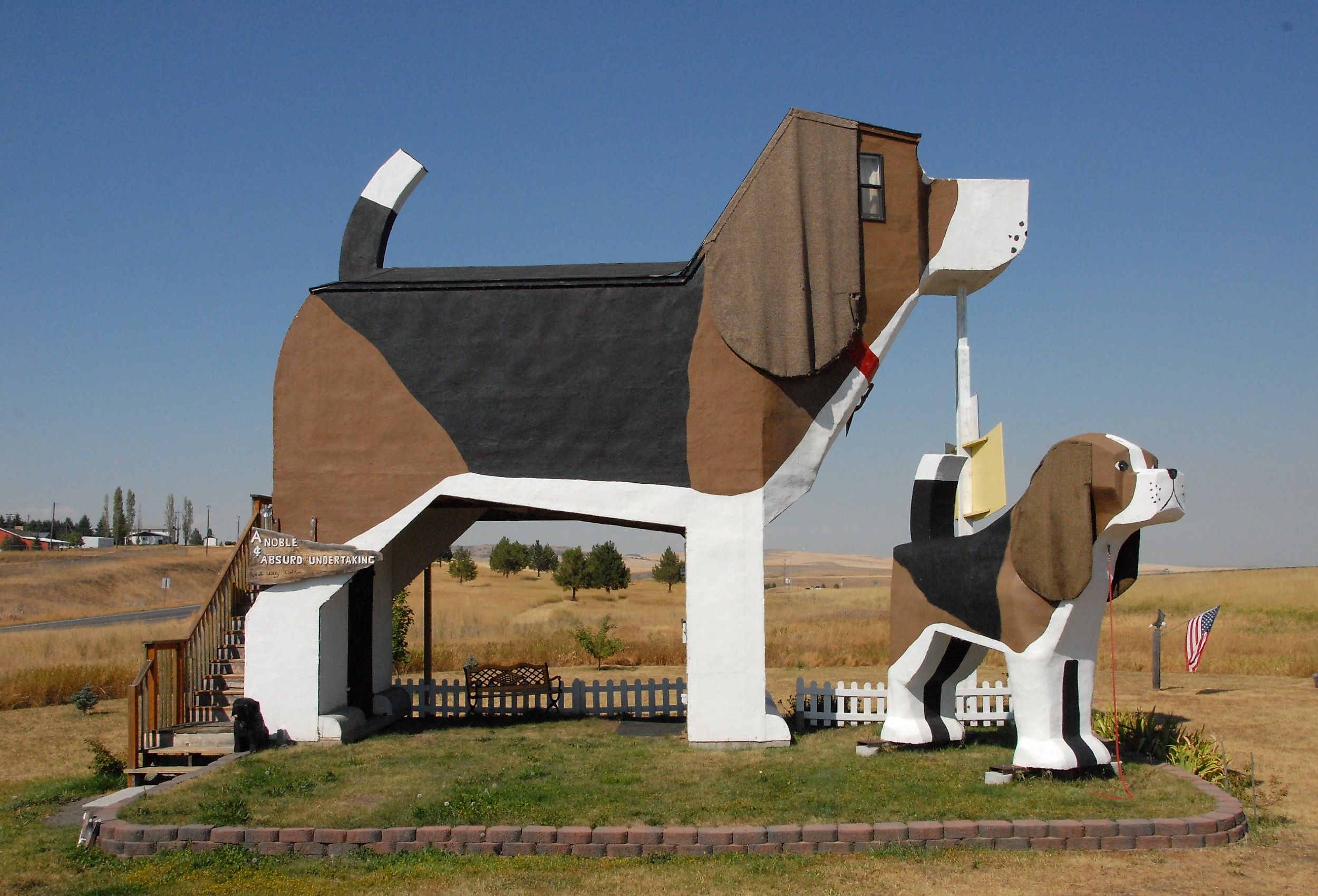 Dog Bark Park in Cottonwood, Idaho.