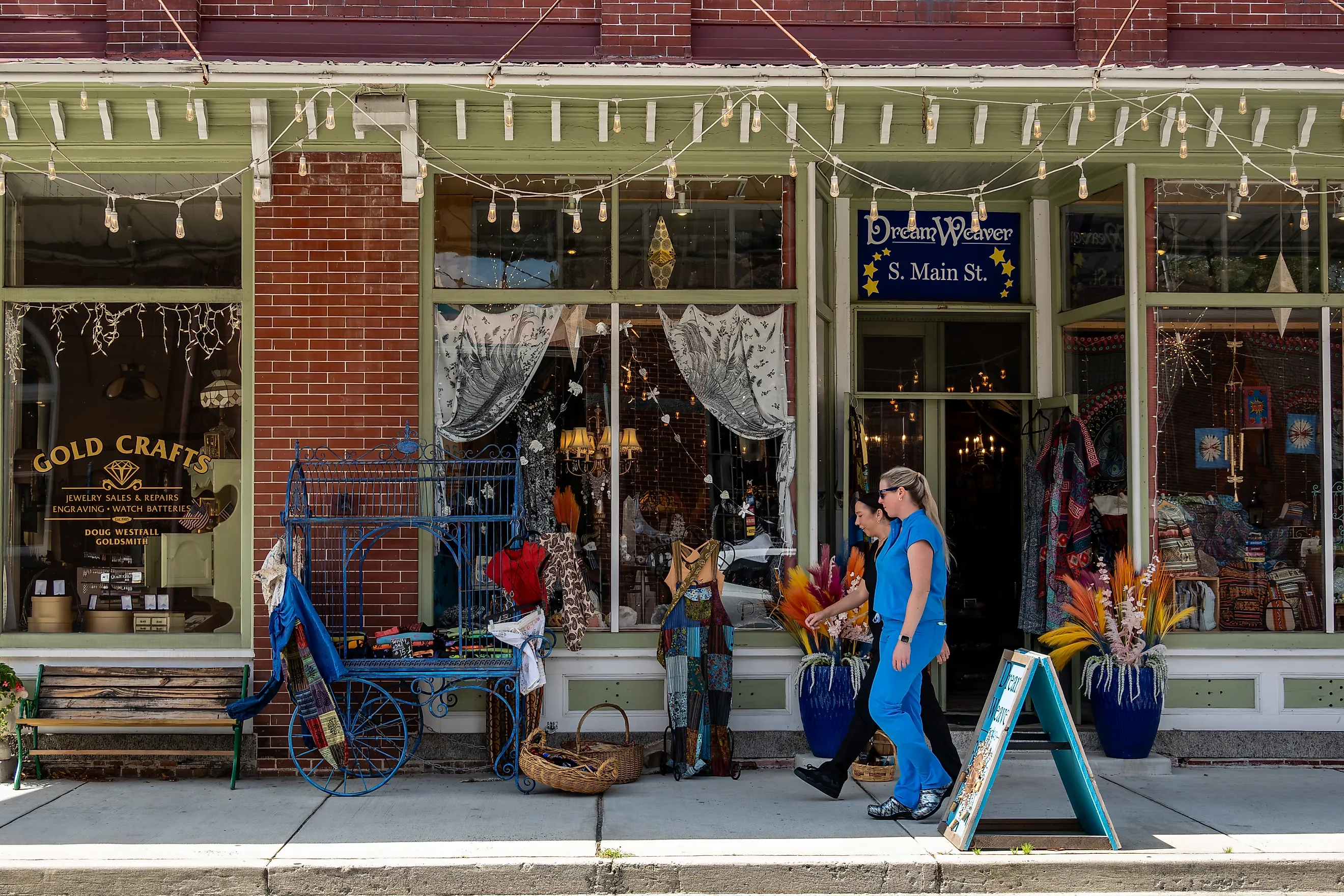 Downtown Berlin, Maryland. Image credit Alexanderstock23 via Shutterstock