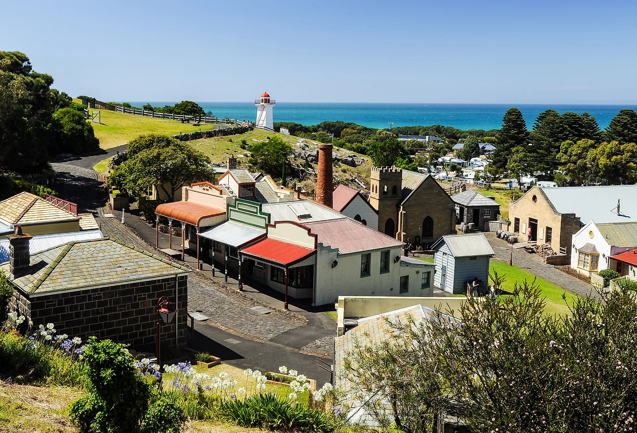 The lighthouse at Warrnambool, Victoria.