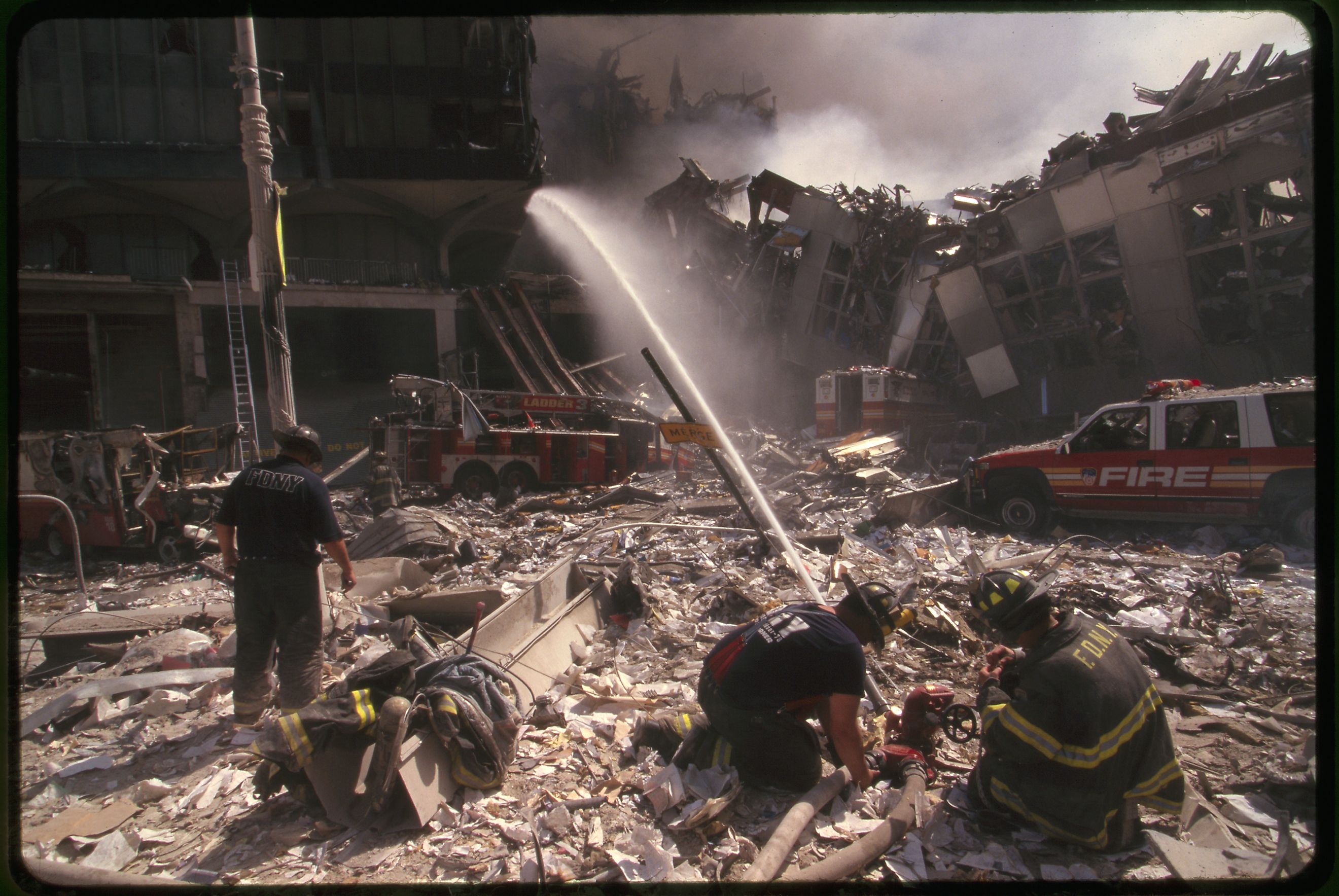 September 11th terrorist attack. Image credit Creative Commons