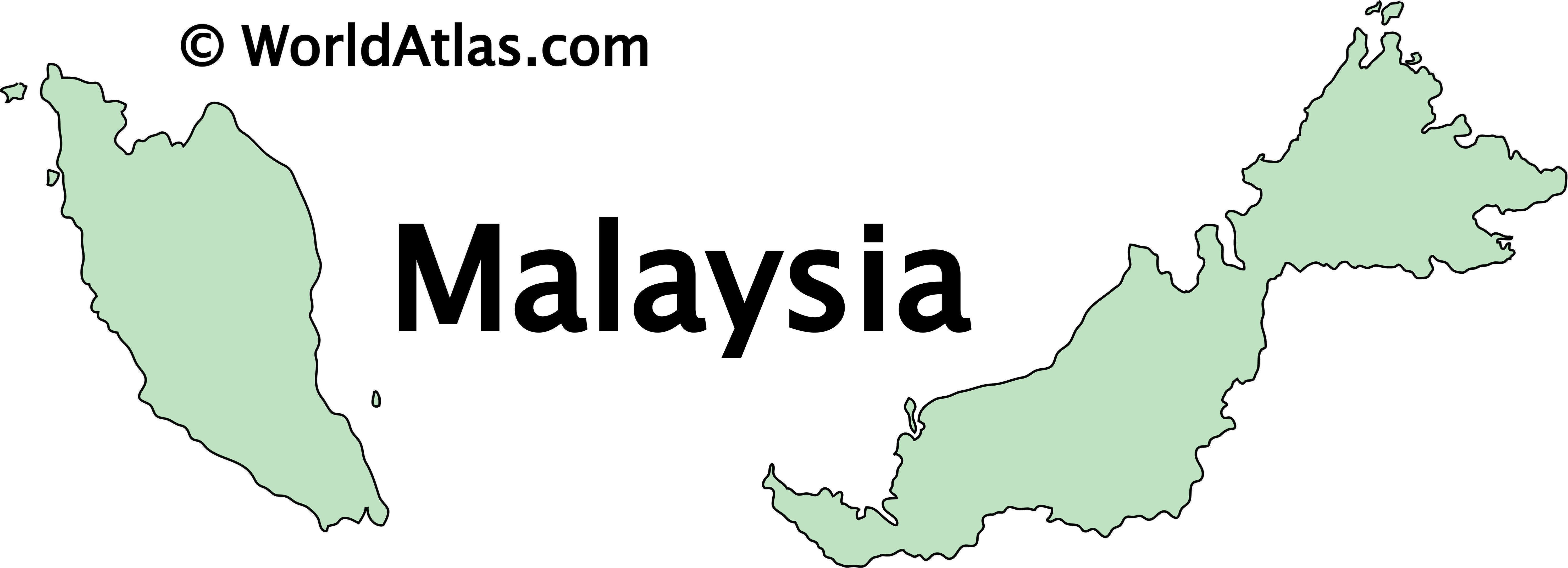 Malaysia Map For Kids