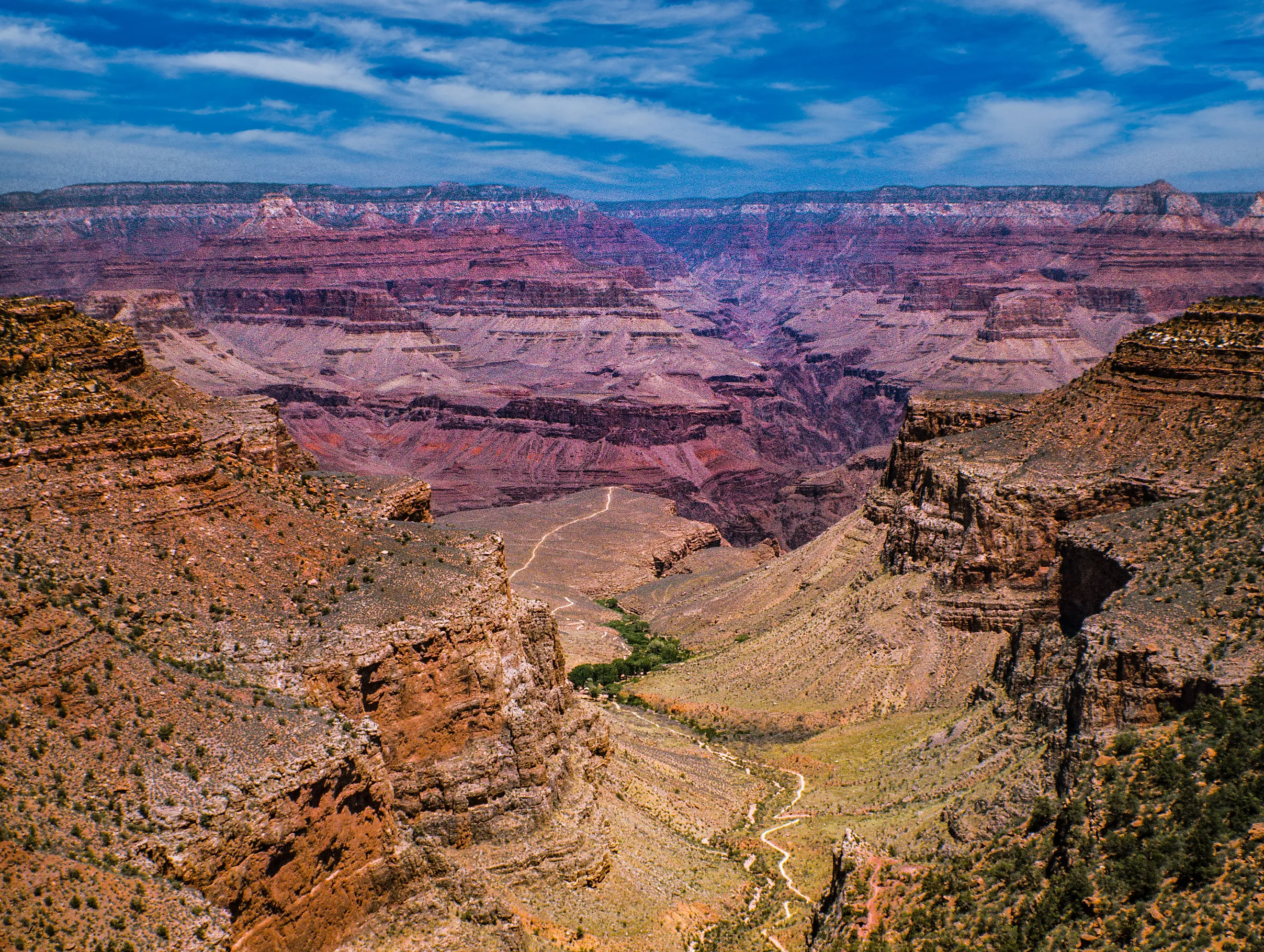 Bright Angel Trail in the Grand Canyon