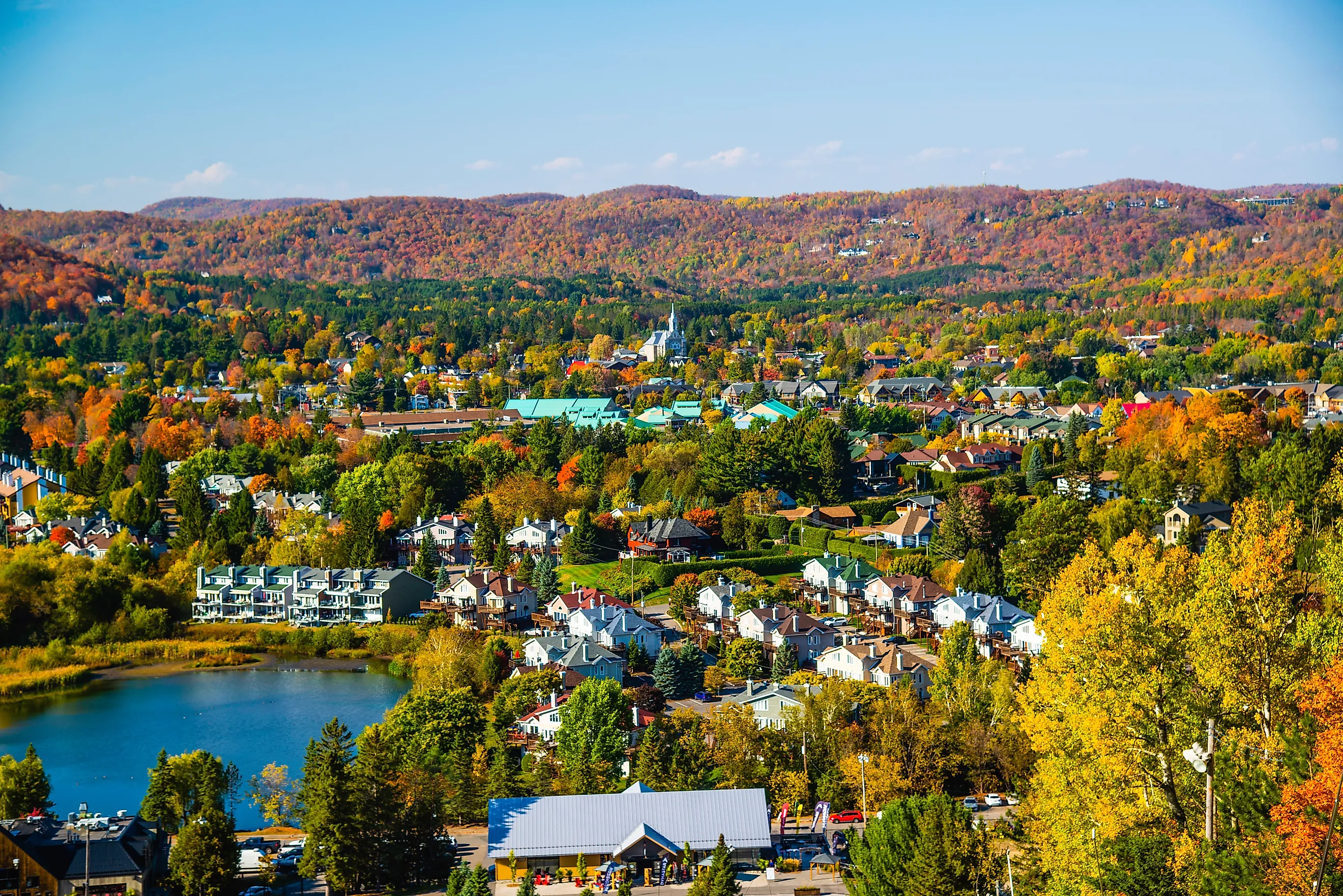 Saint-Sauveur, Quebec, Canada. Image credit: Vincent JIANG / Shutterstock.com.