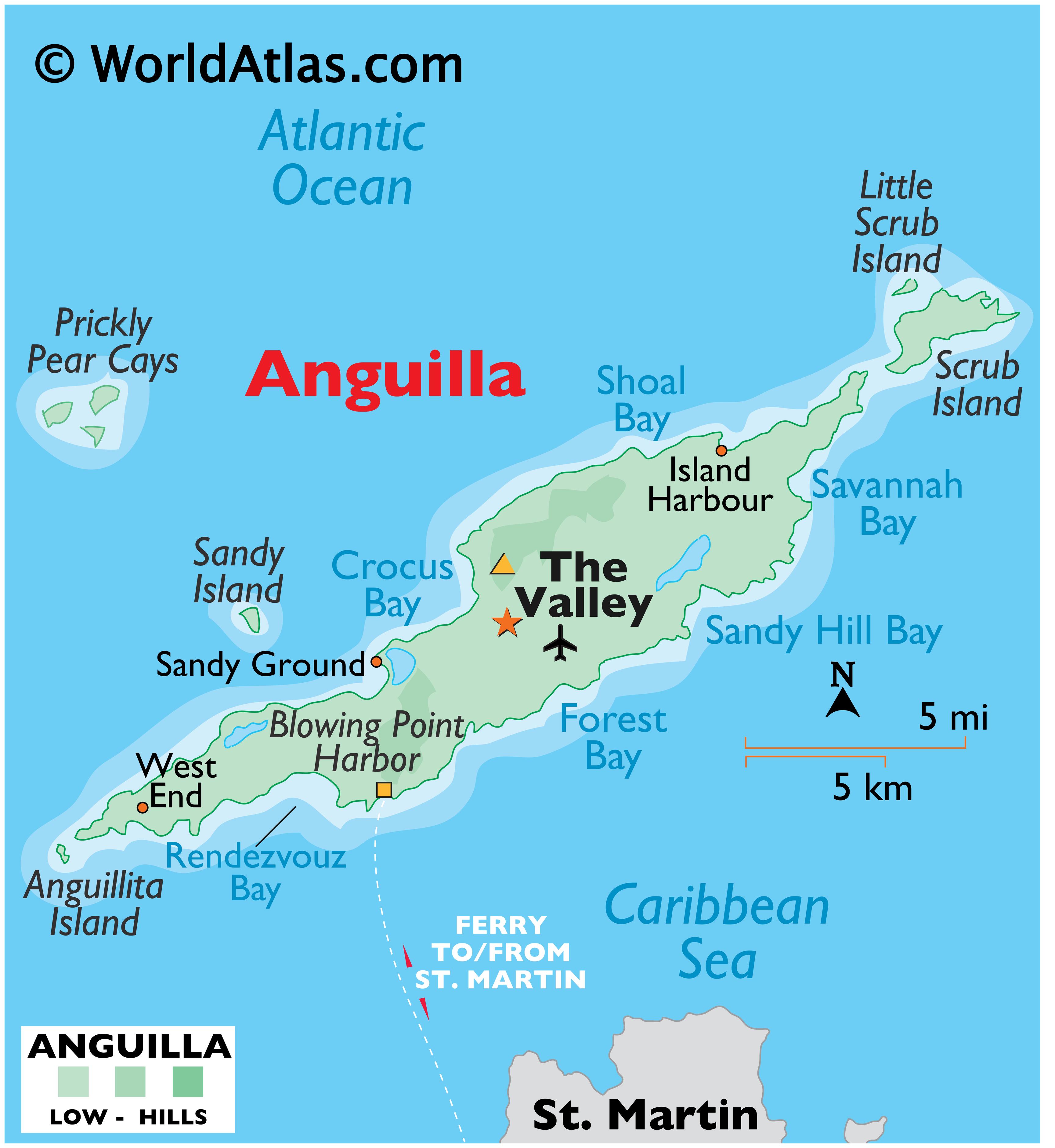 Anguilla Maps Facts World Atlas