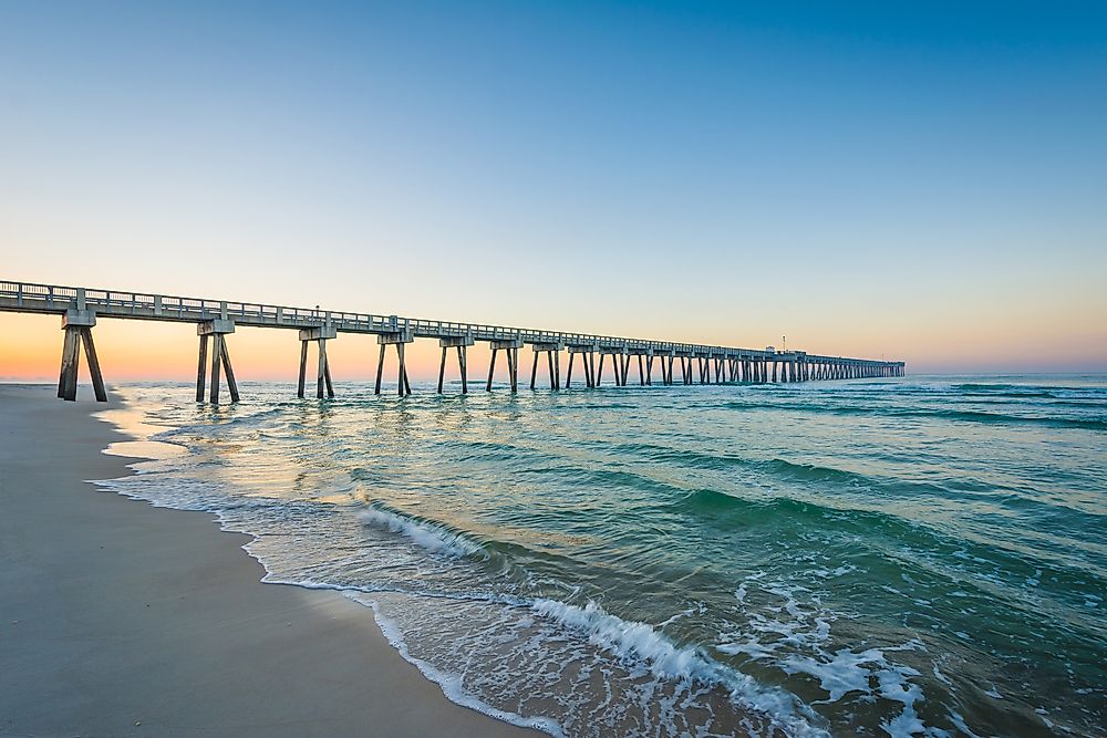The pier at Panama City Beach, Florida.