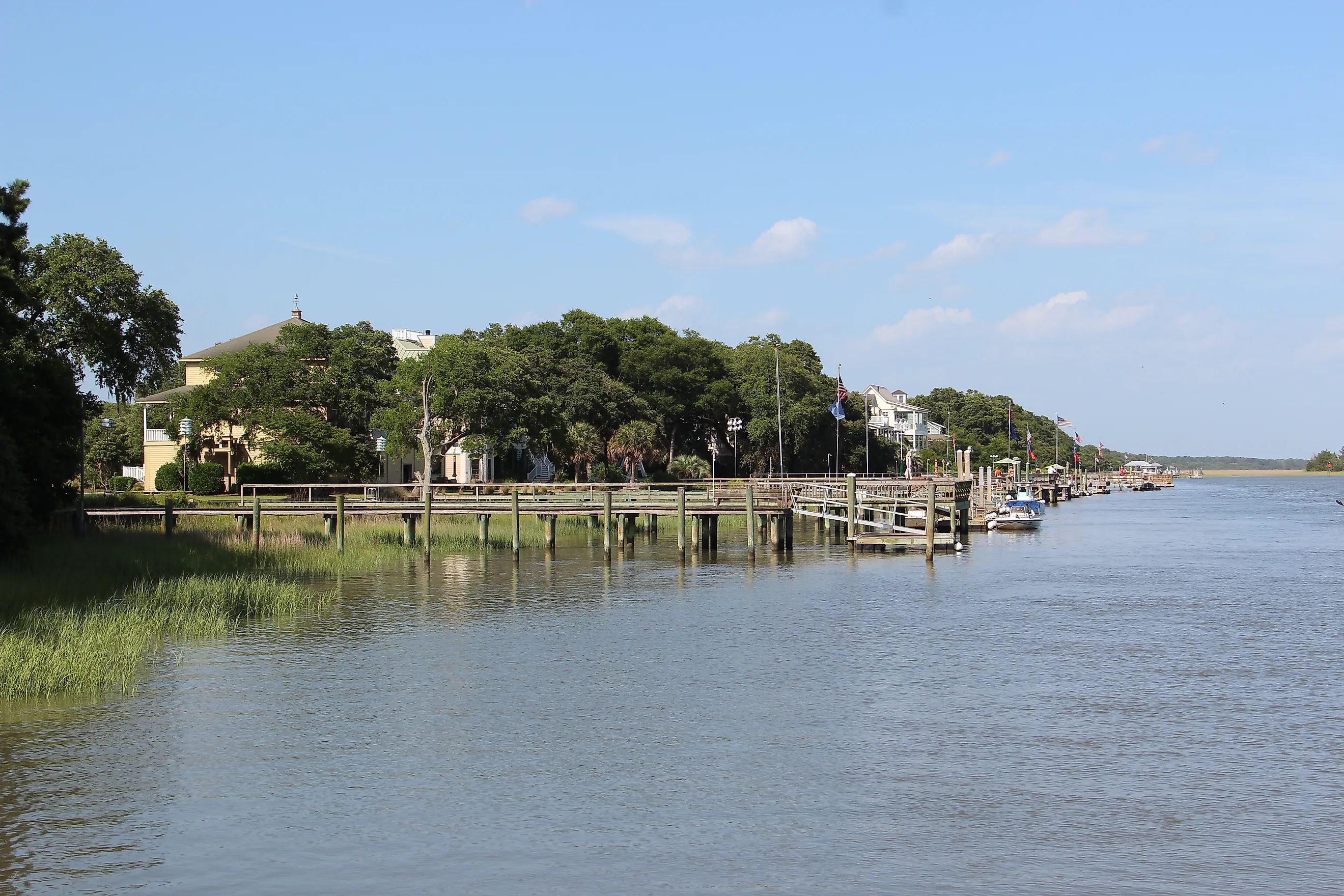 Buck Hall Recreational Area marina, McClellanville, South Carolina