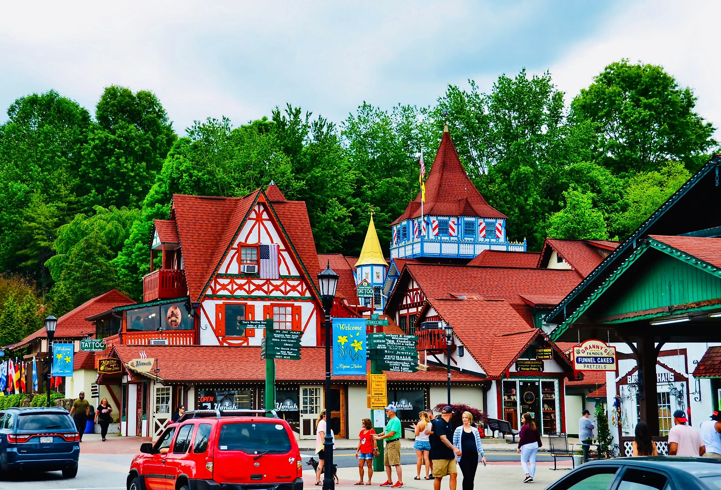 Downtown Helen, Georgia. Image credit PQK via Shutterstock