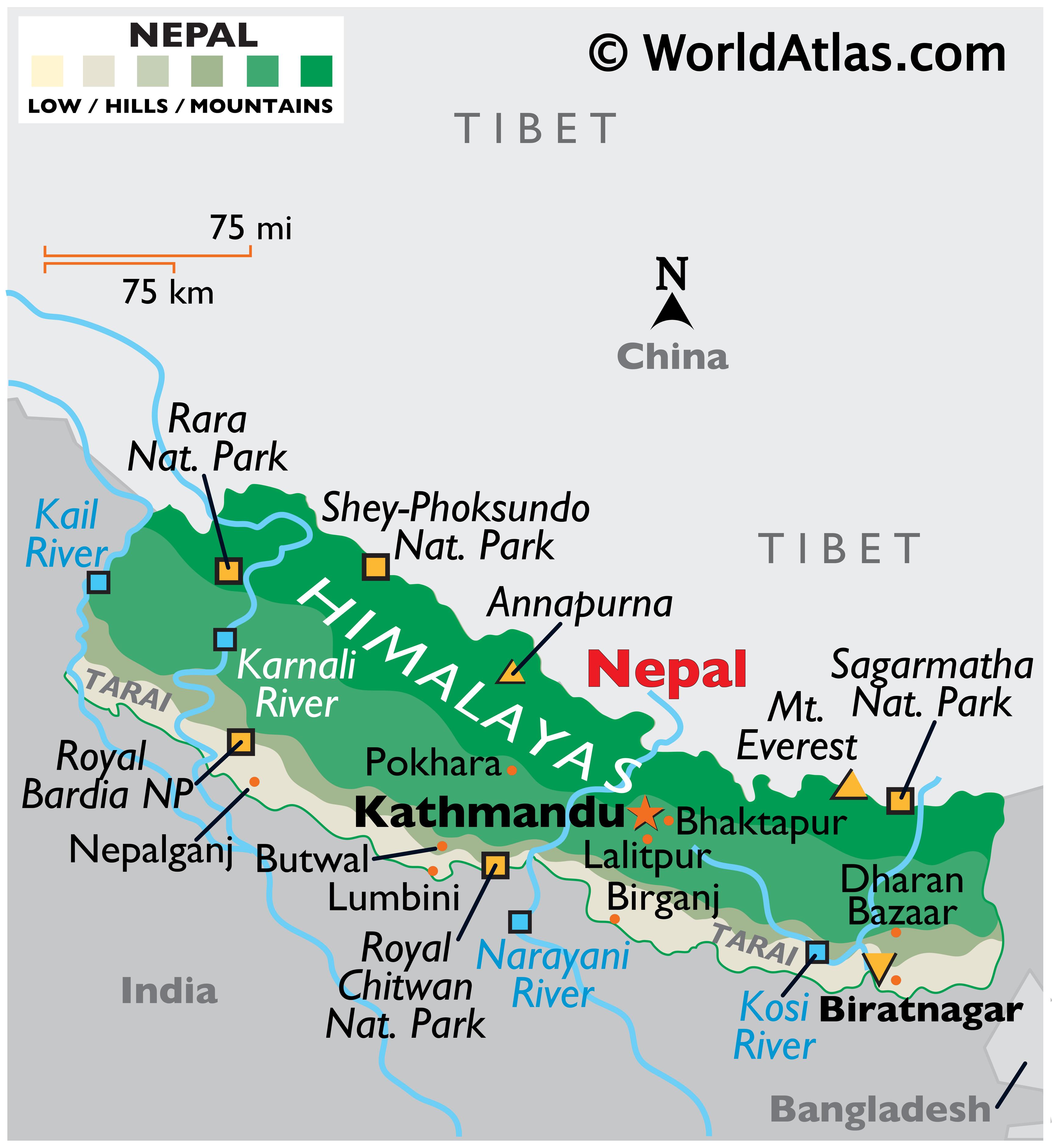 Nepal Maps Facts World Atlas Nepal Maps Facts World Atlas