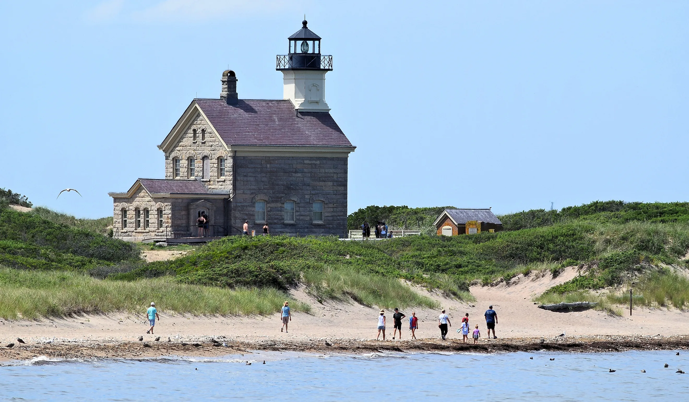 North Light House in Block Island, Rhode Island.