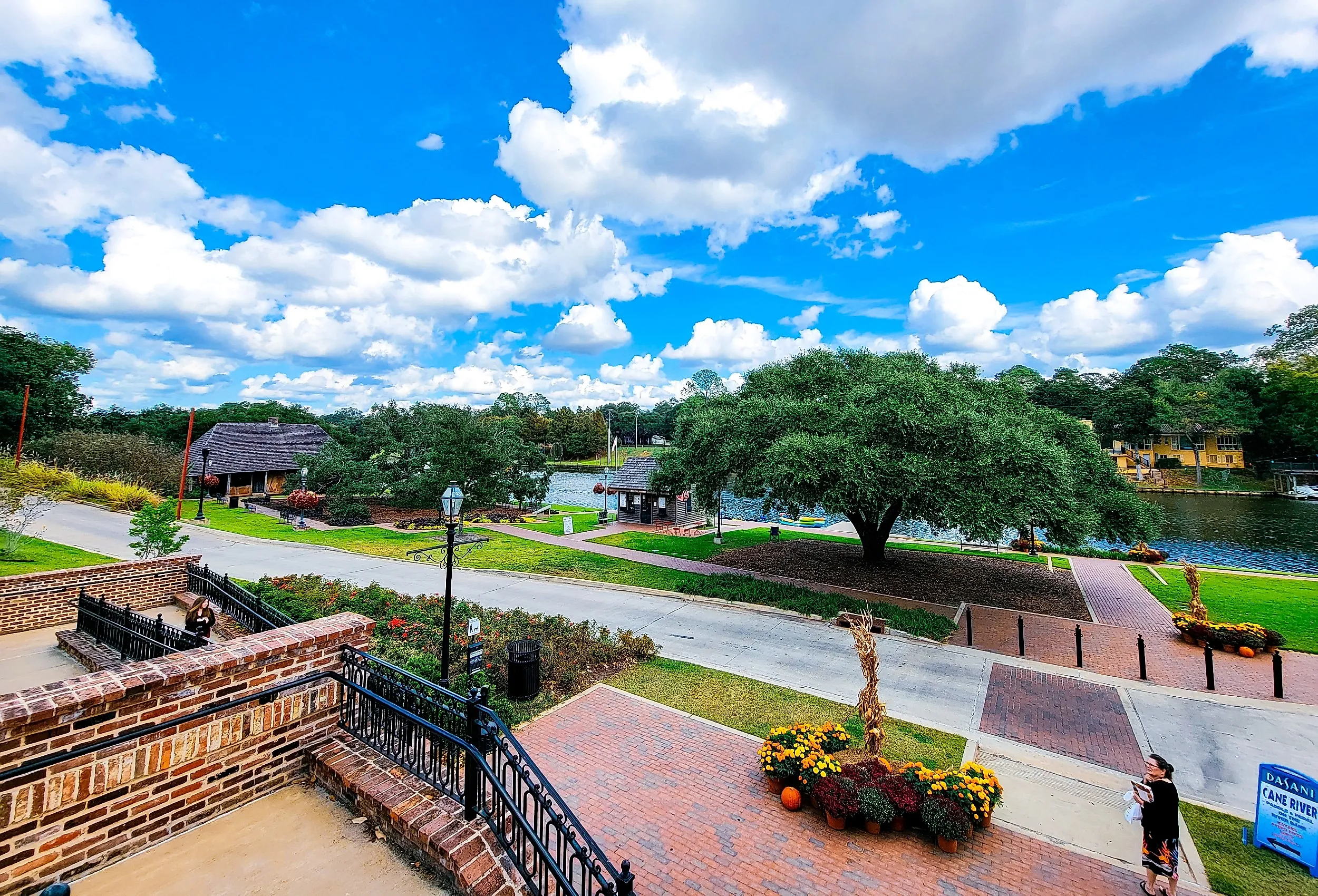The Beau Jardin and Riverwalk in downtown Natchitoches, Louisiana. Image credit AshleyGary via Shutterstock