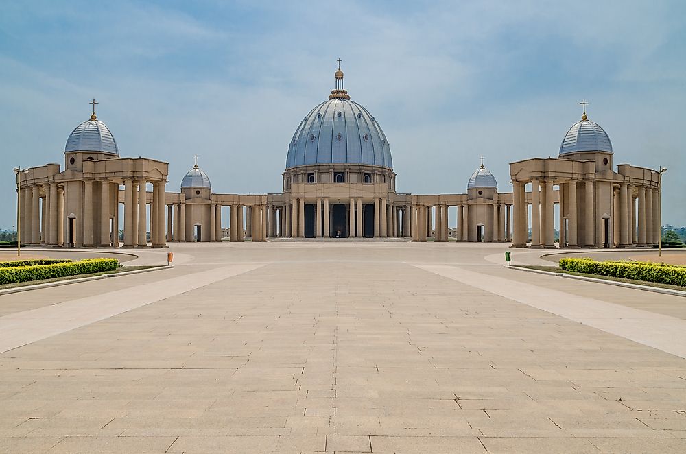 Yamoussoukro, the capital of the Ivory Coast. Editorial credit: Fabian Plock / Shutterstock.com.