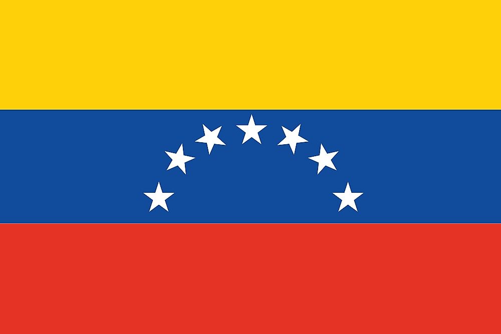 The flag of Venezuela formerly featured seven stars.