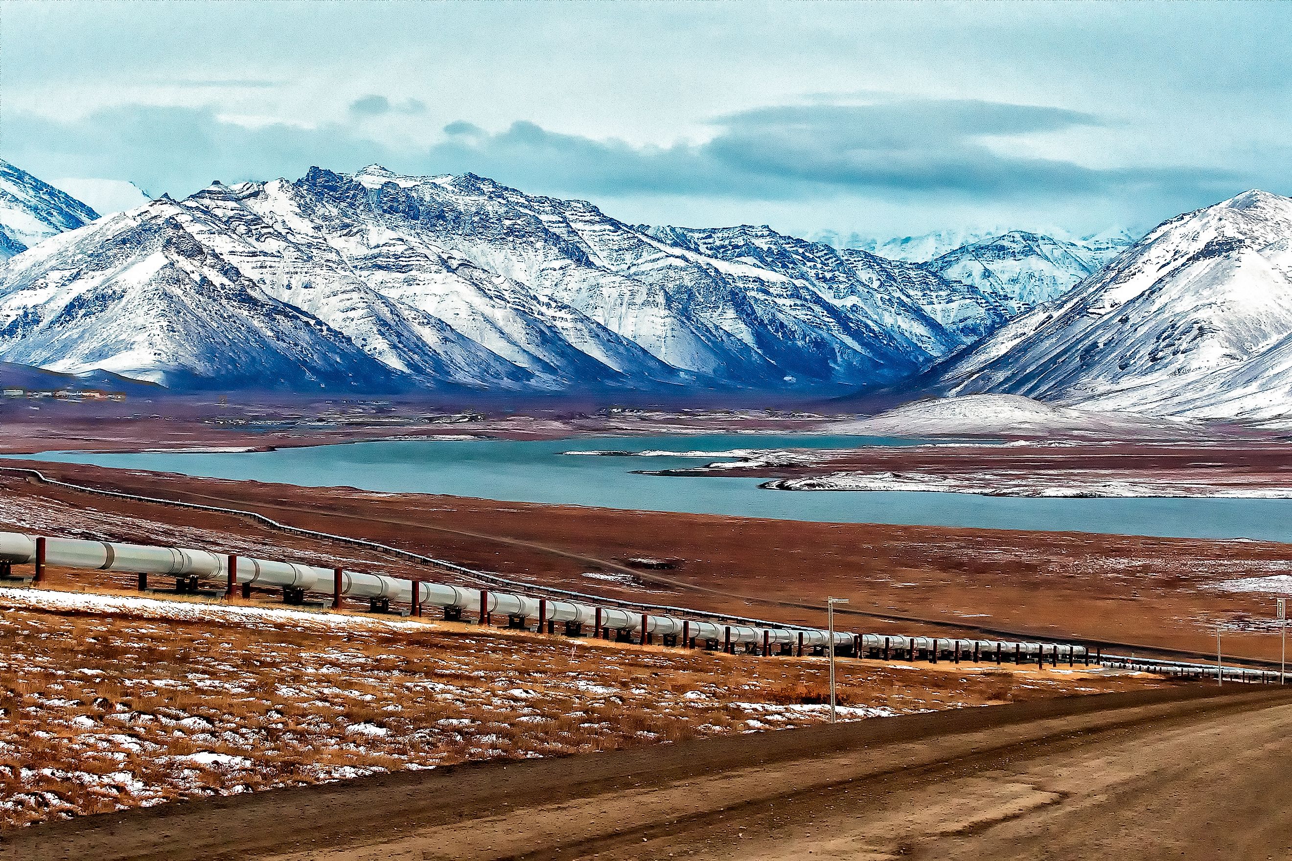 The Alaska Pipeline and Alaska North Slope.