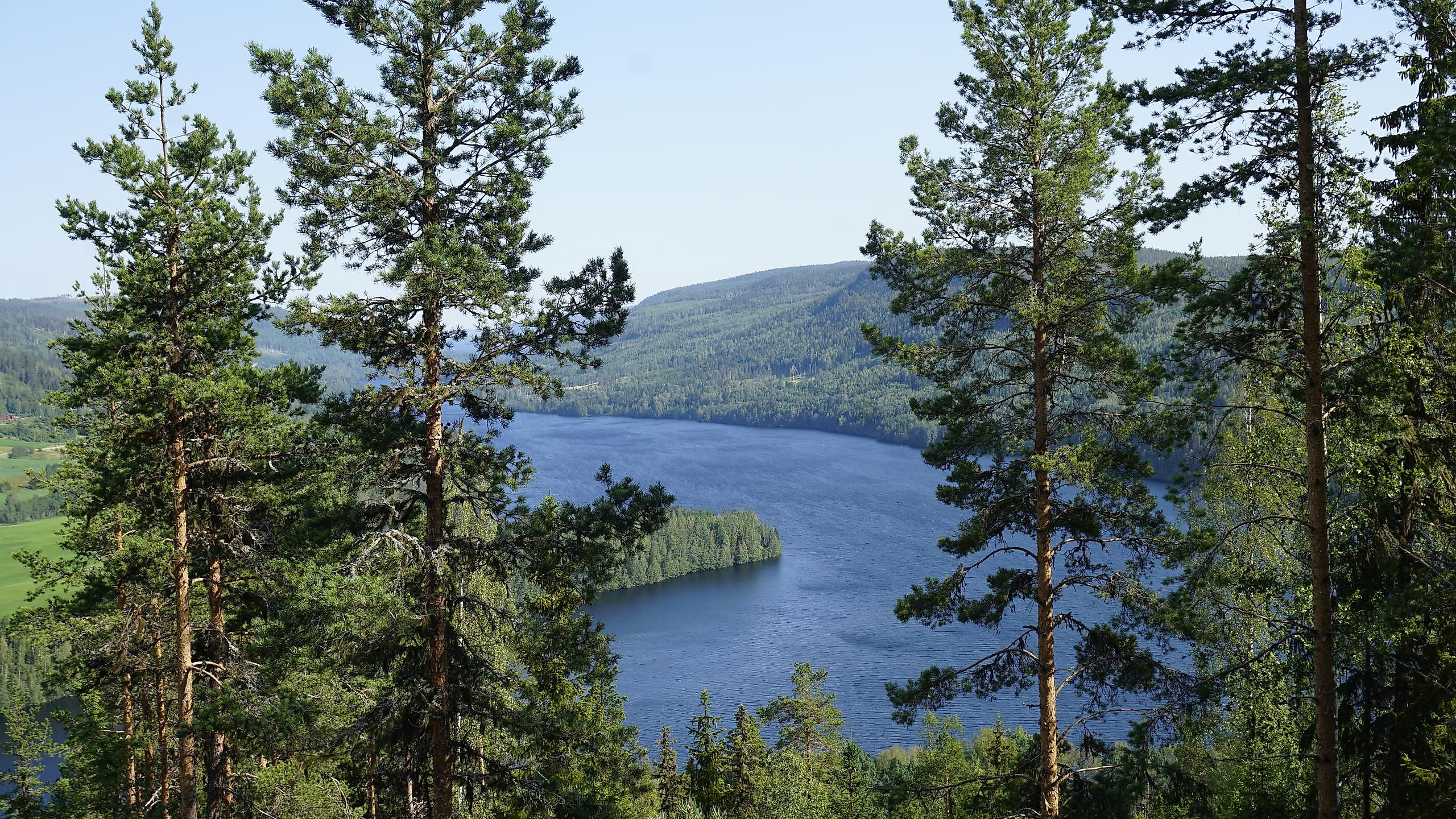 The Indalsälven River in Sweden.