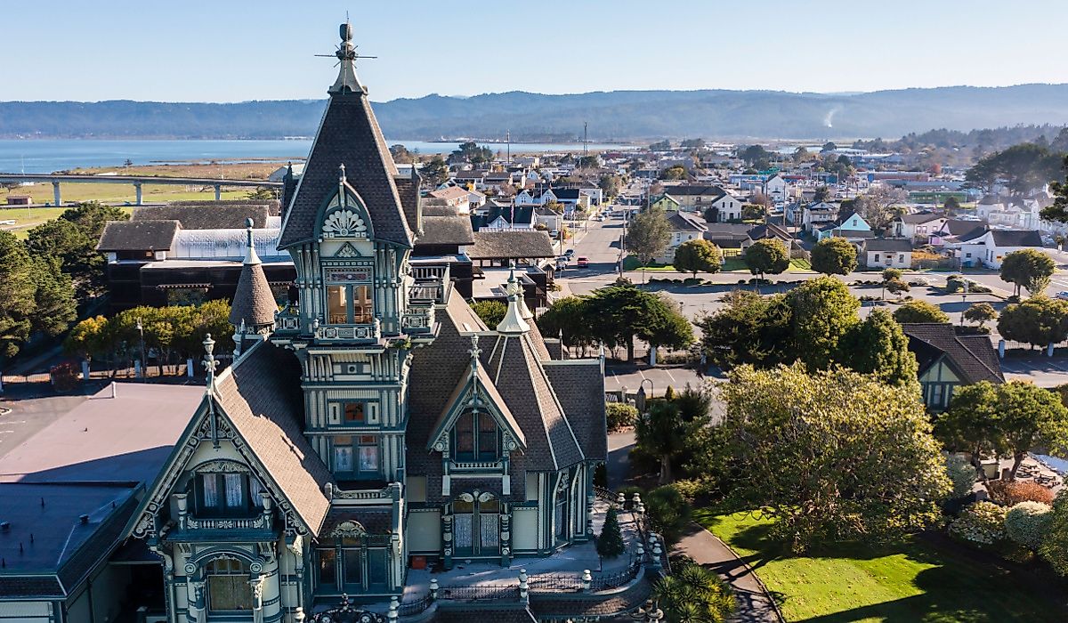 Historic downtown Eureka, California.