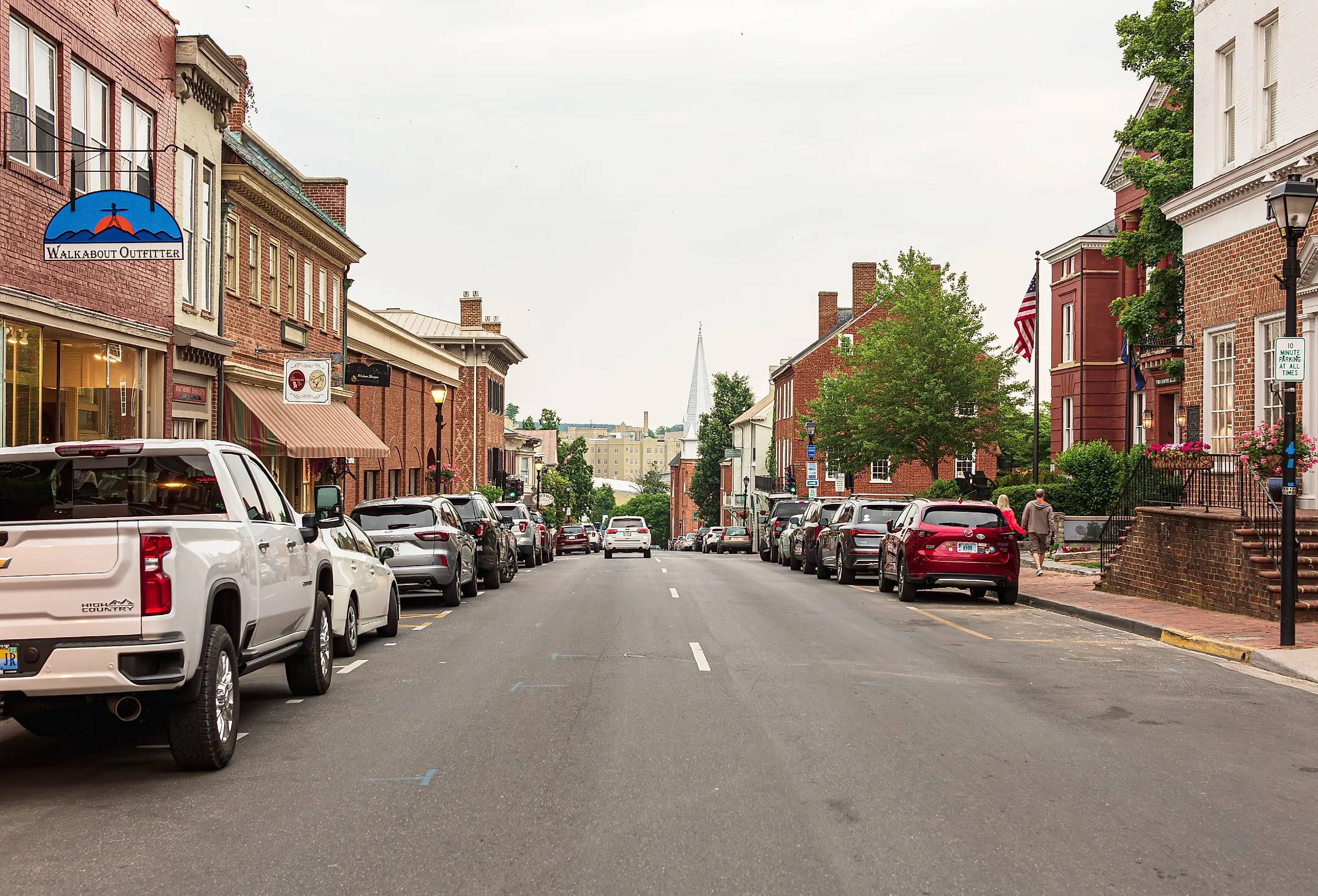Main Street in Lexington, Virginia. Image credit Buddy Phillips via Shutterstock.com