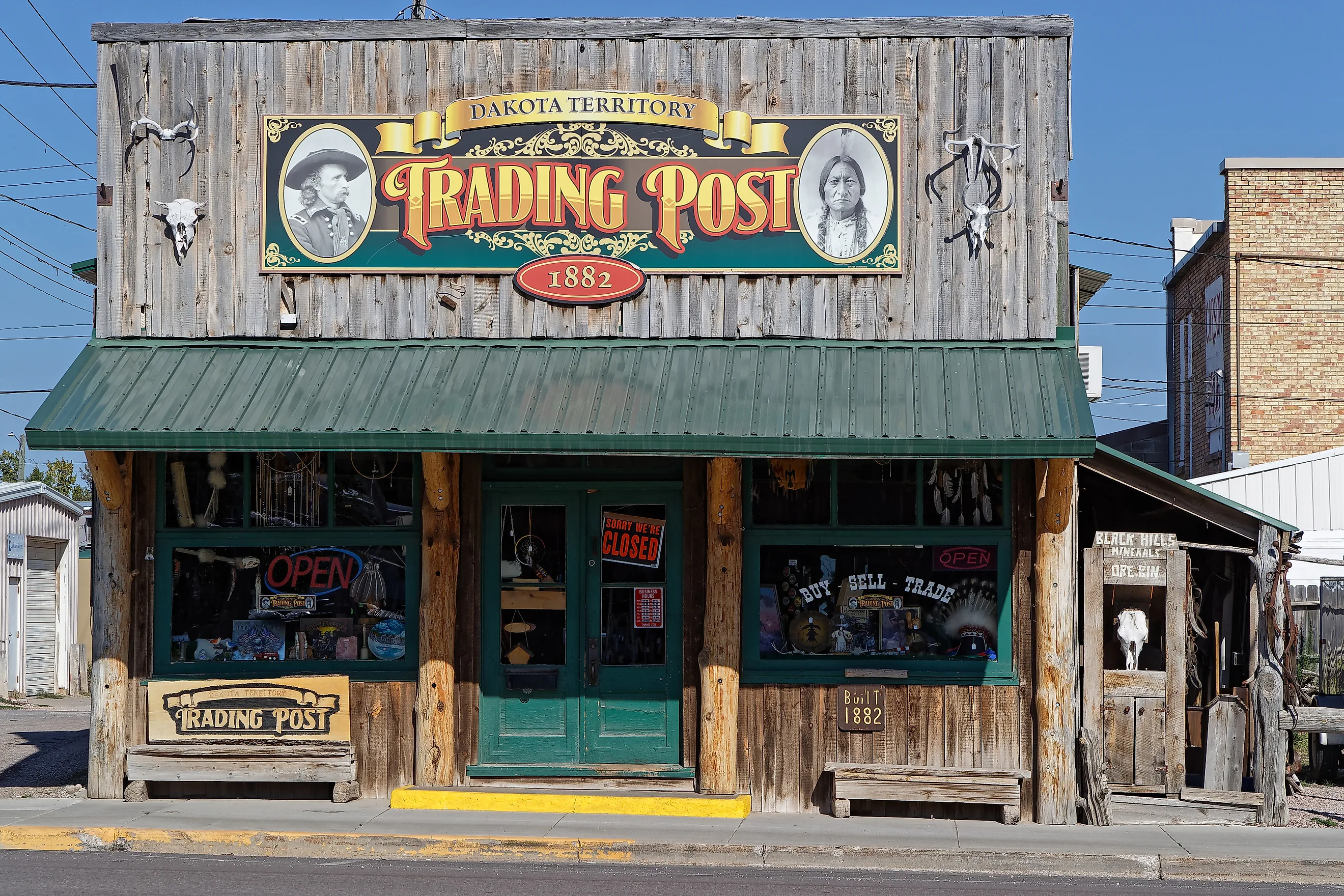 The Dakota Territory Trading Post in Custer, South Dakota. Editorial credit: Pierre Jean Durieu, Shutterstock.com