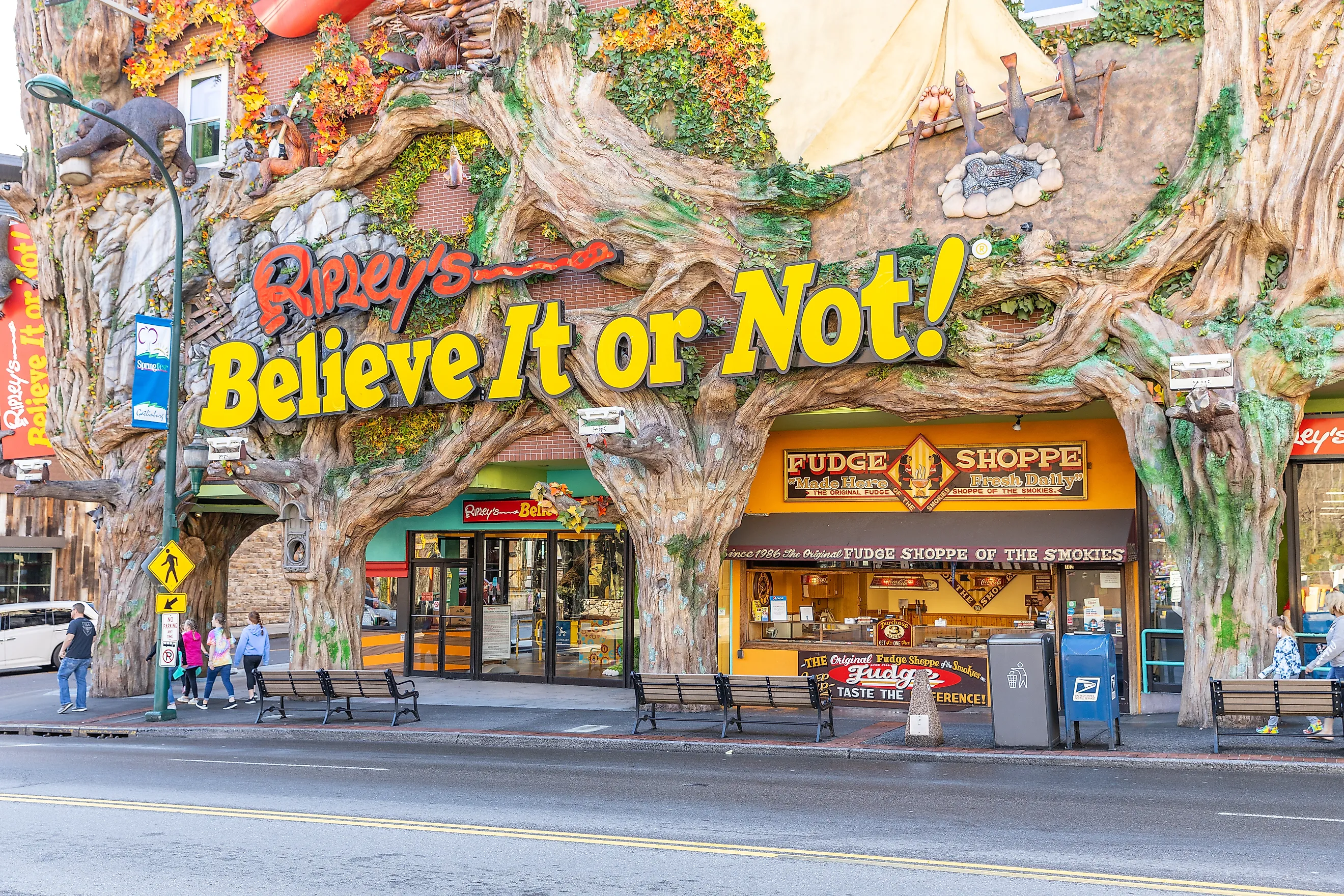 Ripley's Believe It or Not! Odditorium offers three floors with more than 500 exhibits for guests to view and enjoy in Gatlinburg, Tennessee.