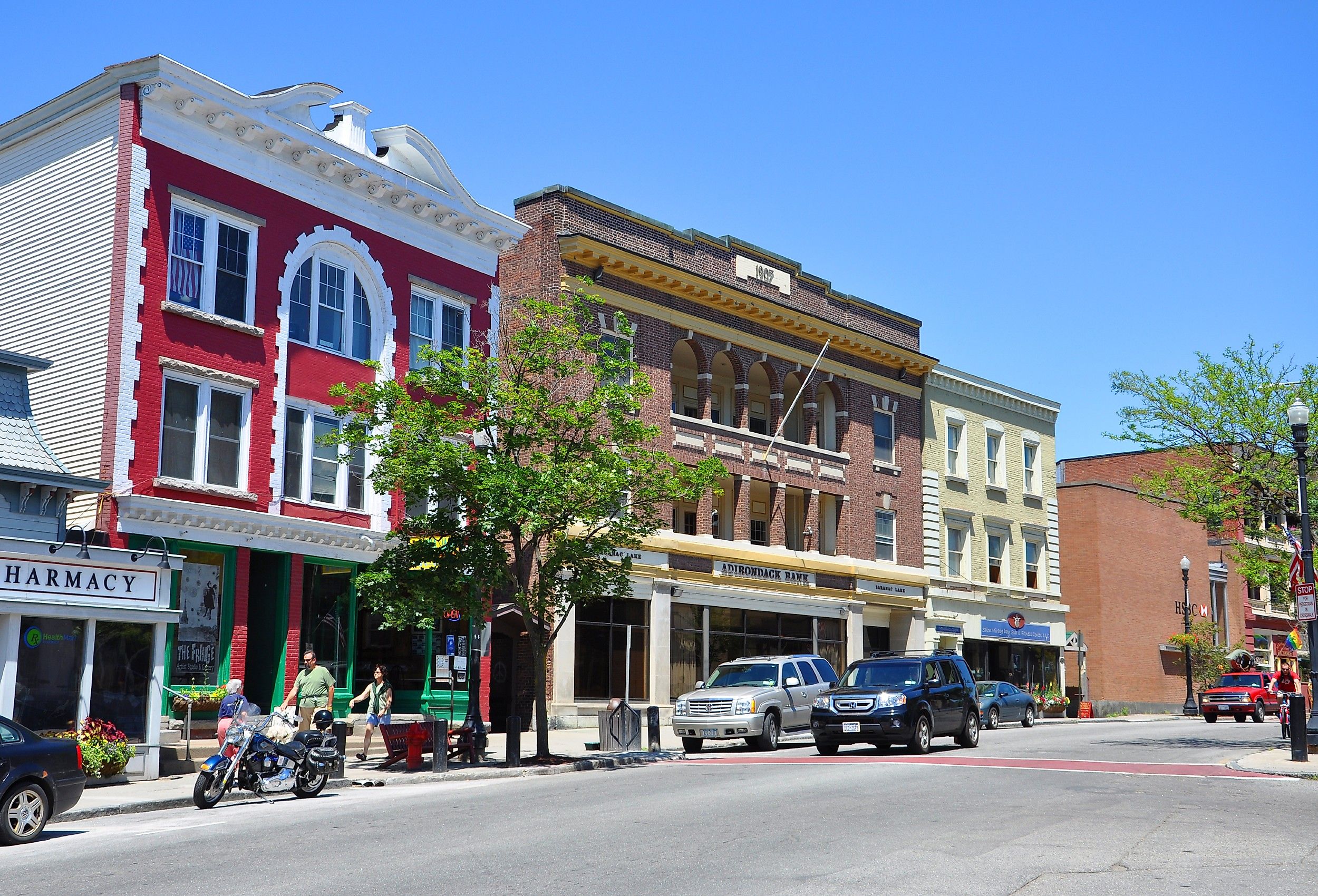 Main Street in village of Saranac Lake in Adirondack Mountains, New York. Image credit Wangkun Jia via Shutterstock