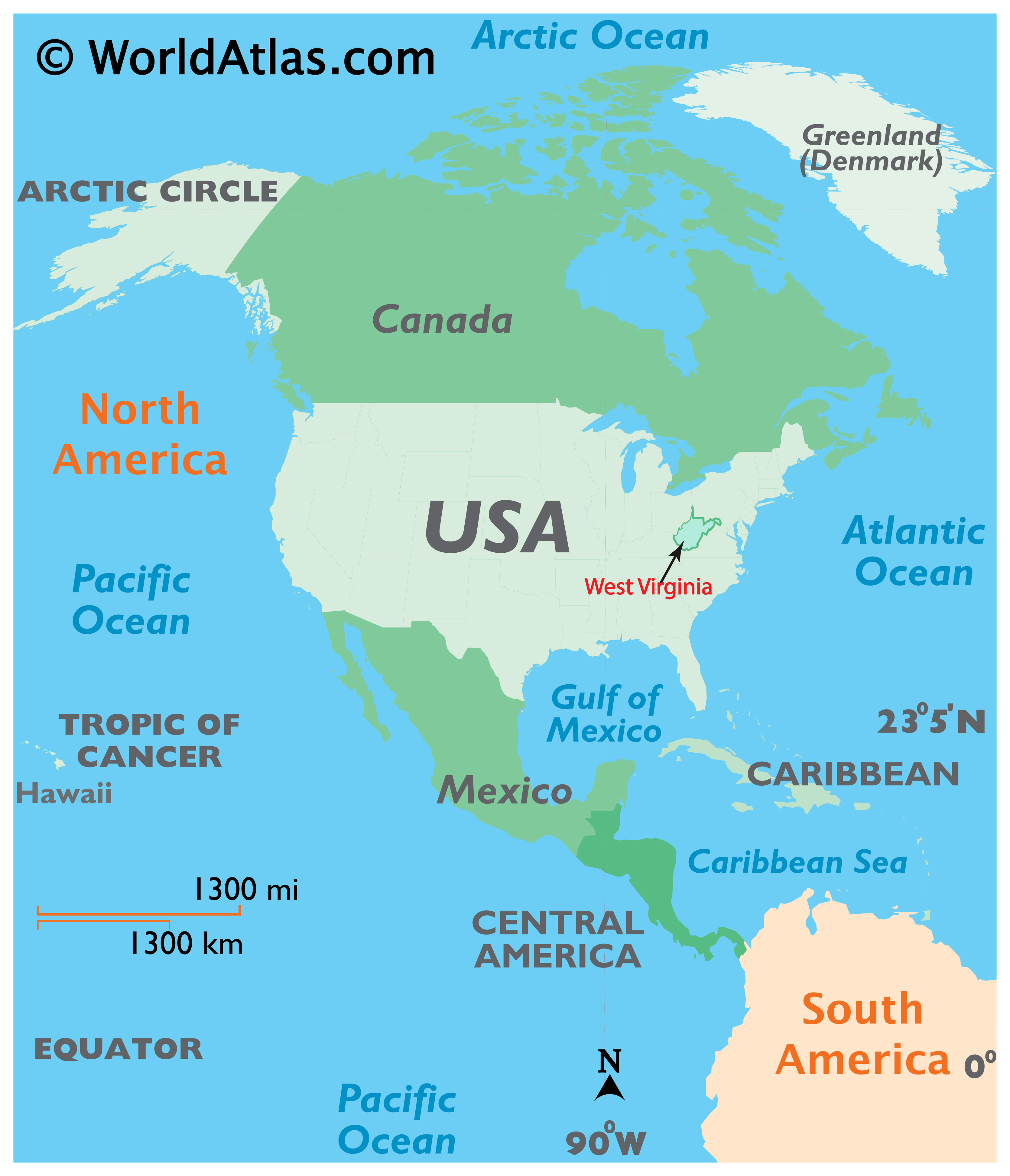 West Virginia Maps Facts World Atlas