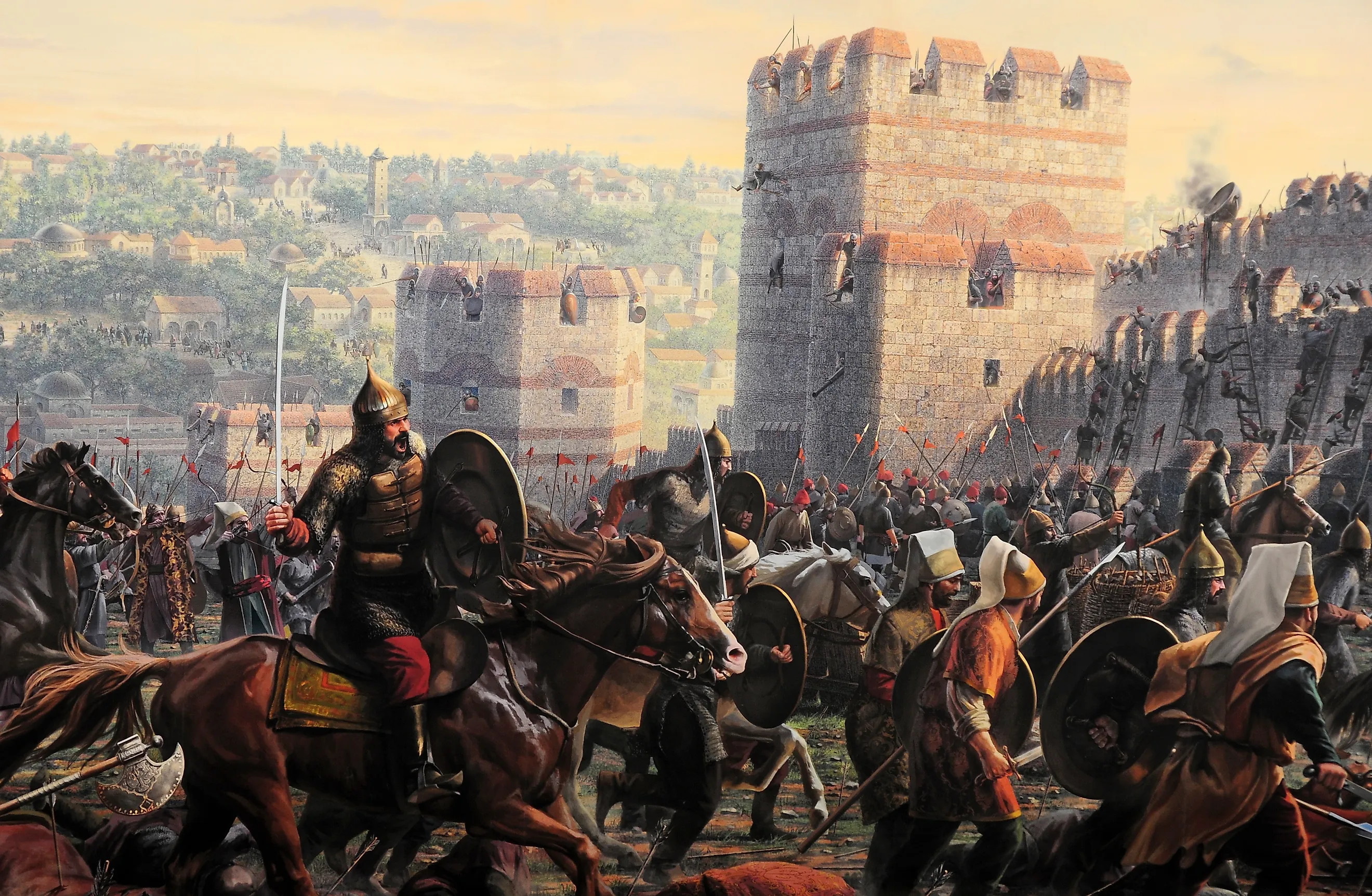 The Ottoman invasion of Constantinople.