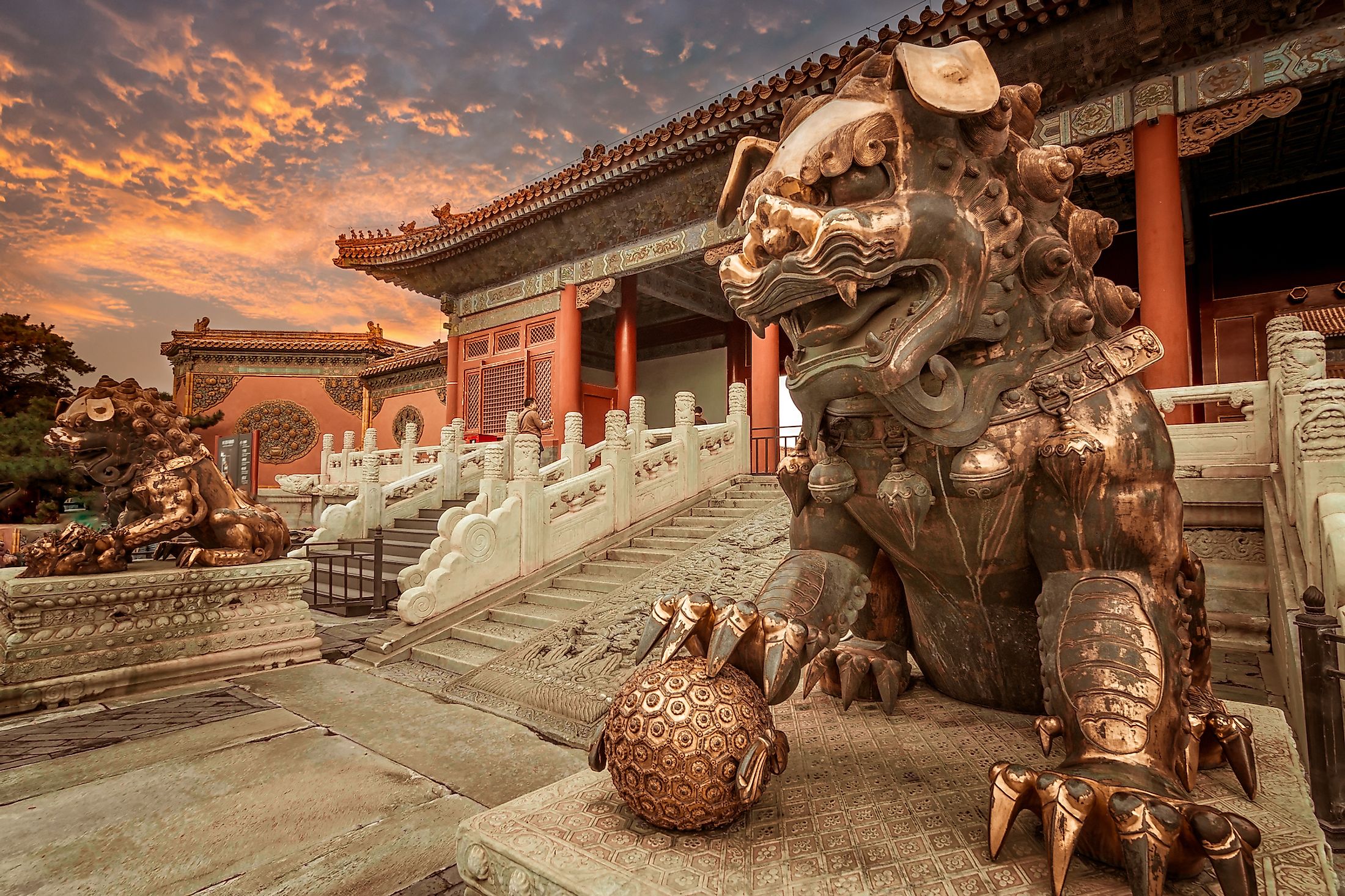 The Forbidden Palace was home to the Qing Dynasty during its rule.