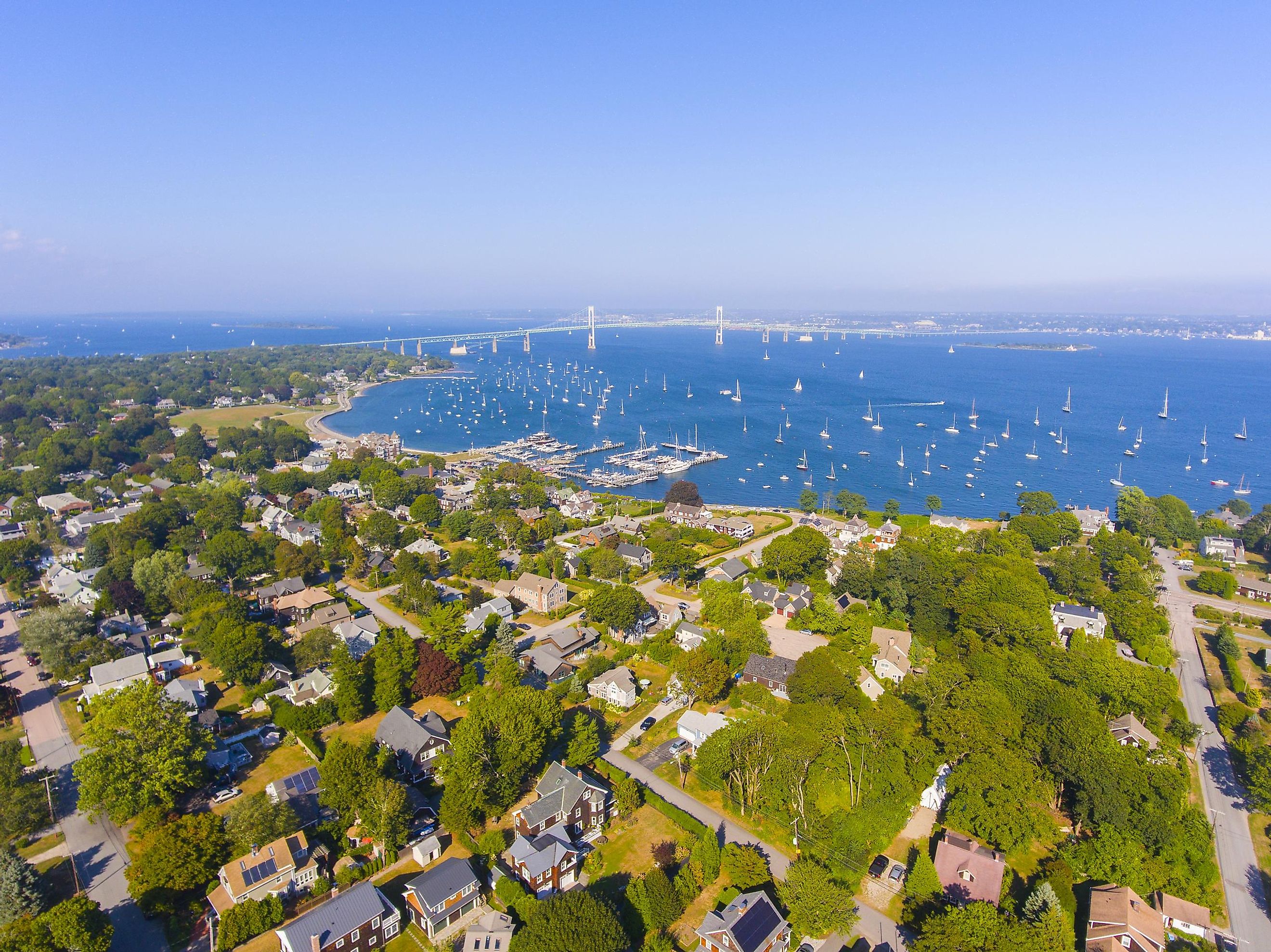 The adorable Rhode Island town of Jamestown.