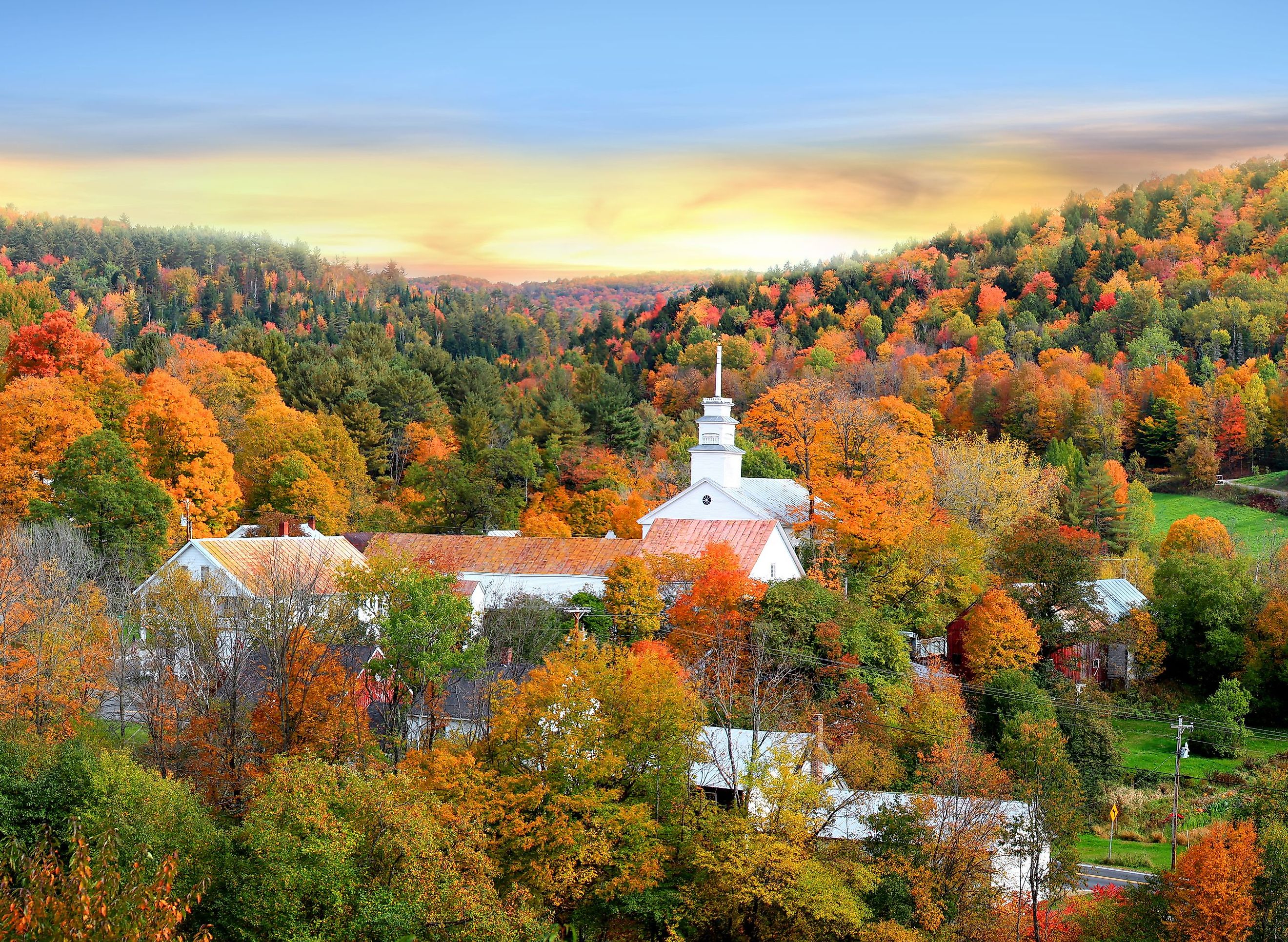 Topsham village, Vermont. Image credit SNEHIT PHOTO via shutterstock