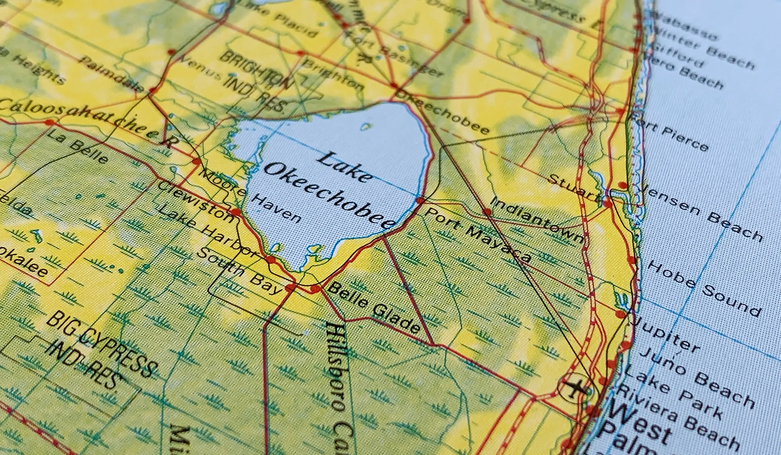 Lake Okeechobee, Florida, USA.