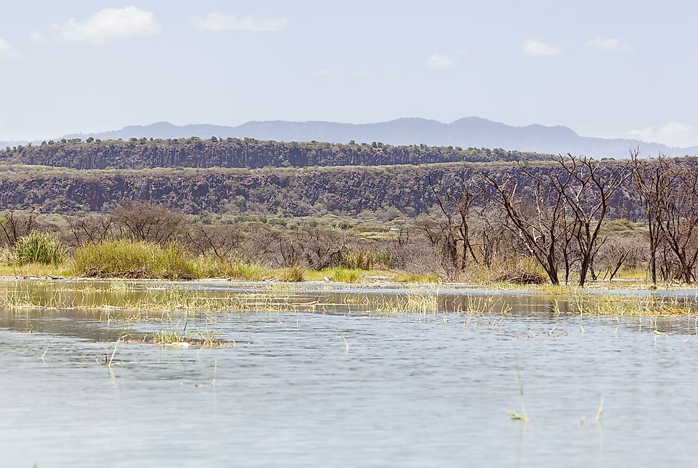 The Kipsigis mark their place of origin near Lake Baringo.