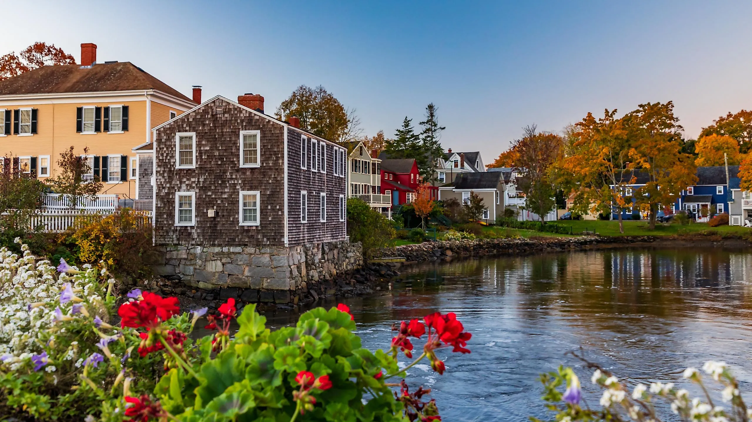 Historical buildings in Portsmouth, New Hampshire.