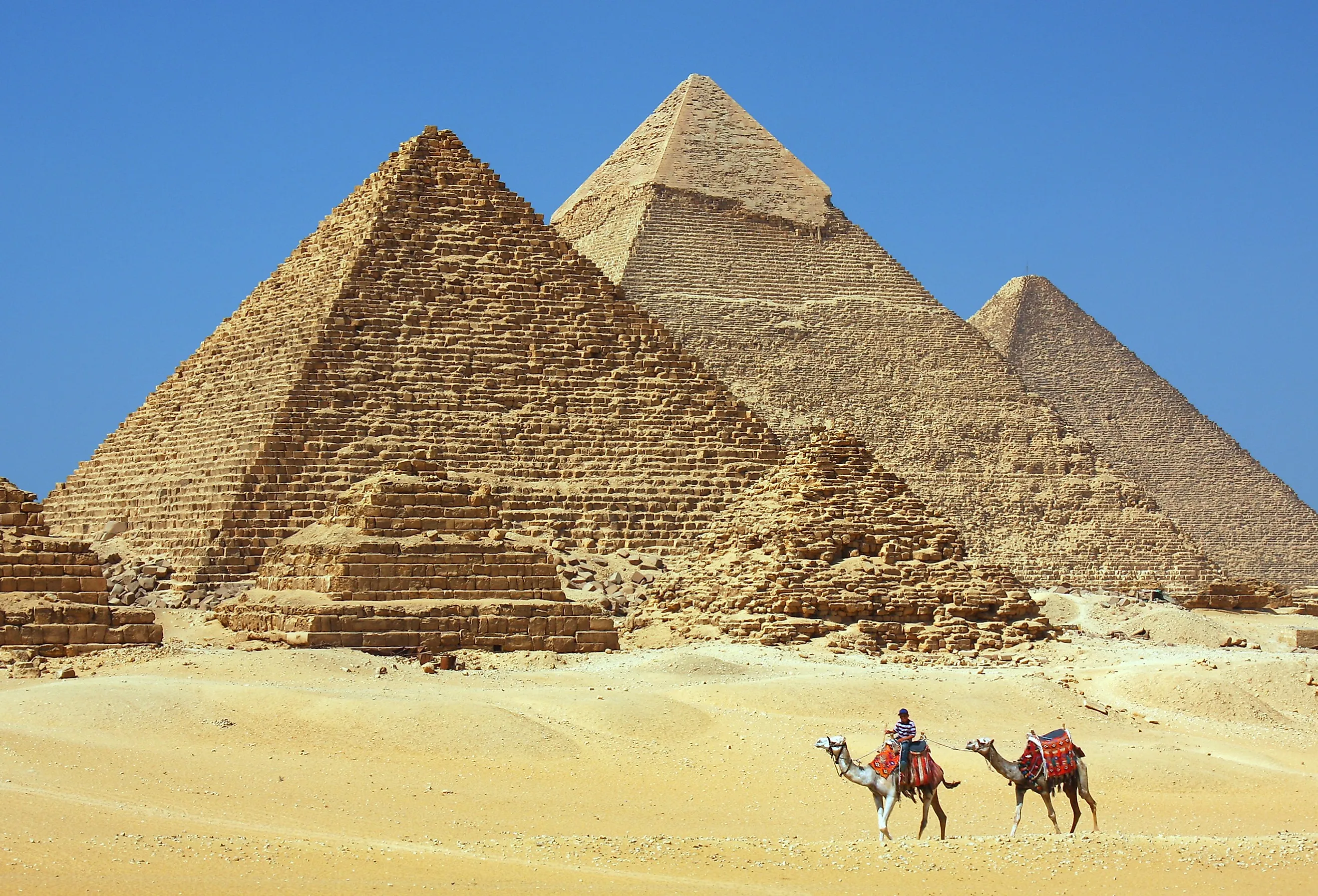 The Great Pyramid of Khufu is the only one of the Seven Wonders of the Ancient World still in existence. Image credit Dan Breckwoldt via Shutterstock