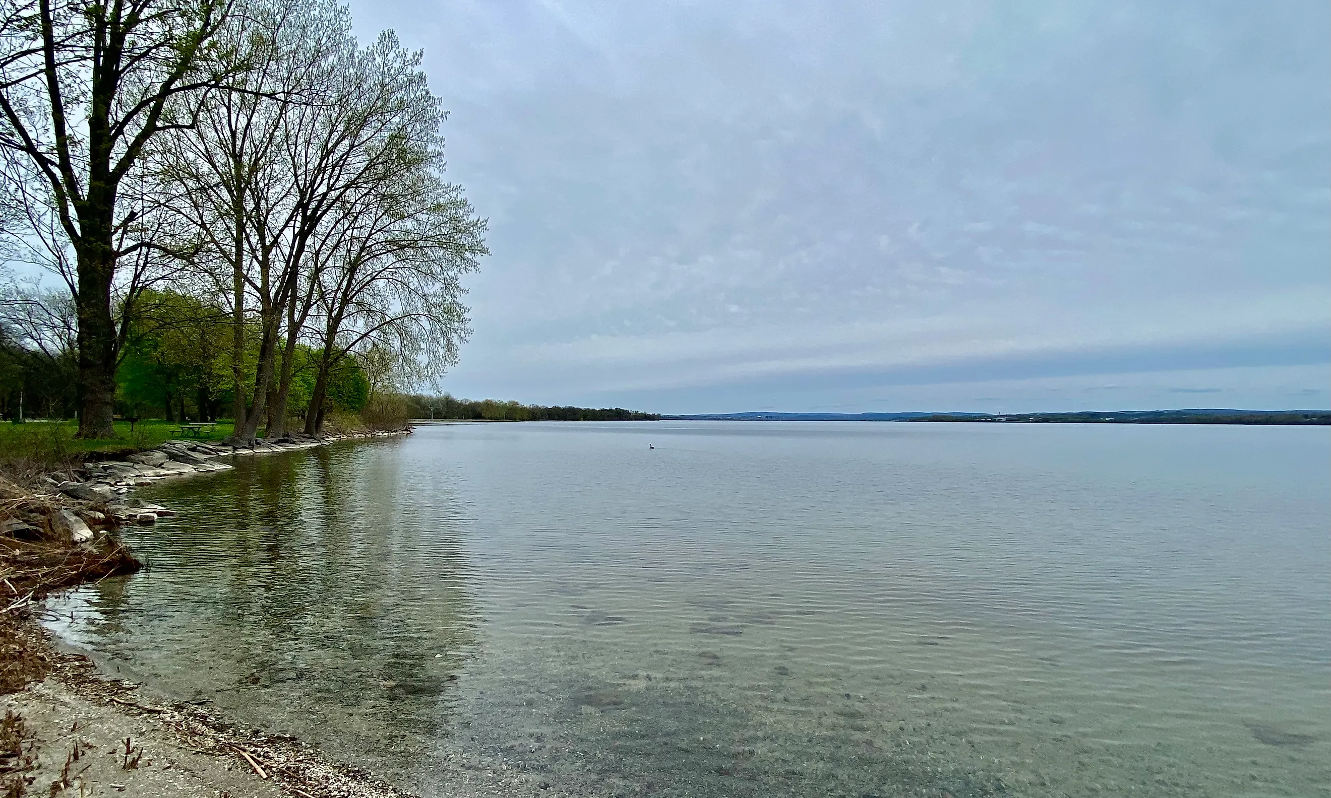 Willow Bay section of Onondaga Lake Park in the Town of Salina, New York.